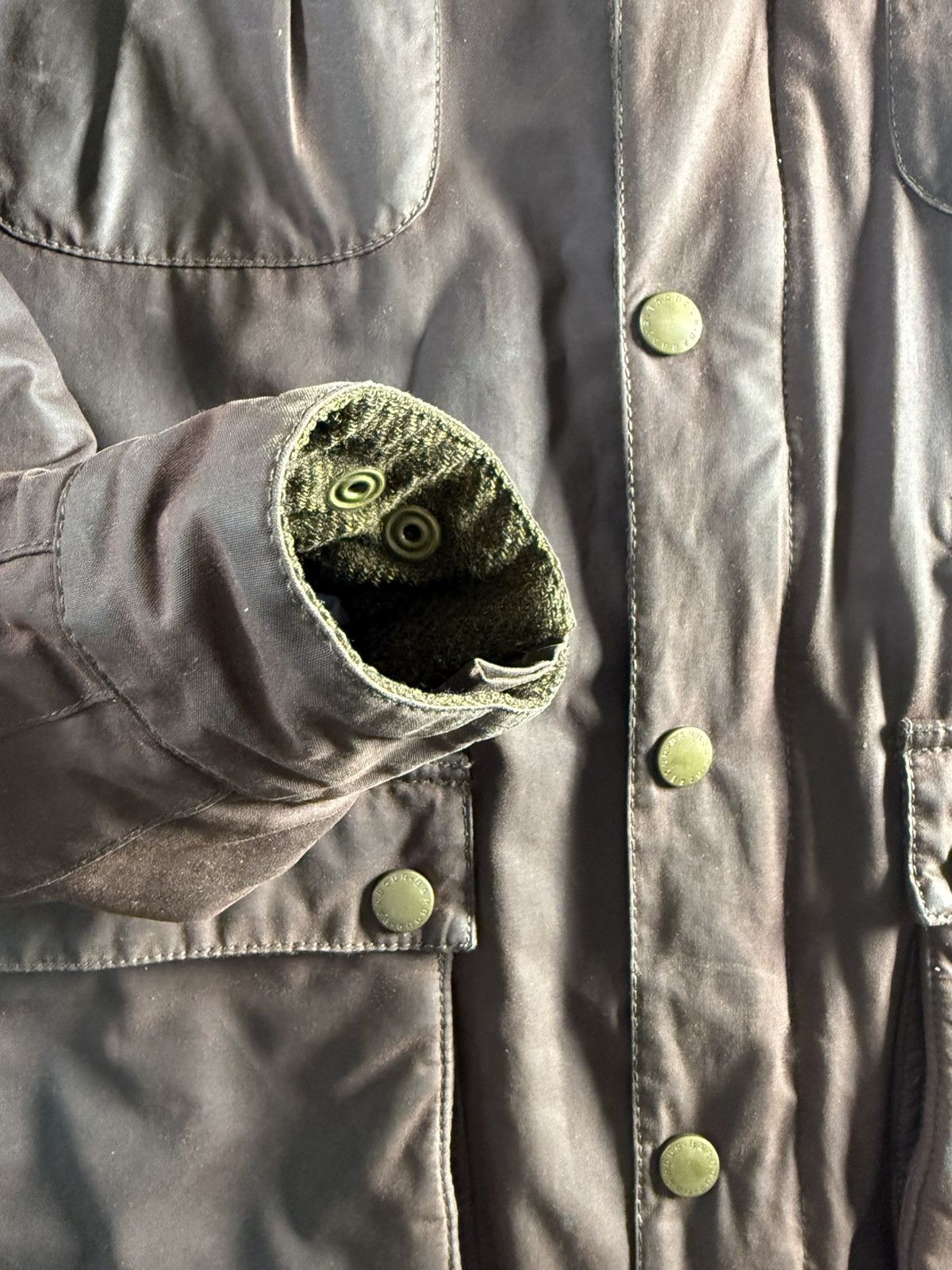 Barbour Barbour Northolt Greatcoat Waxed Jacket Brown Medium Size US M / EU 48-50 / 2 - 3 Thumbnail