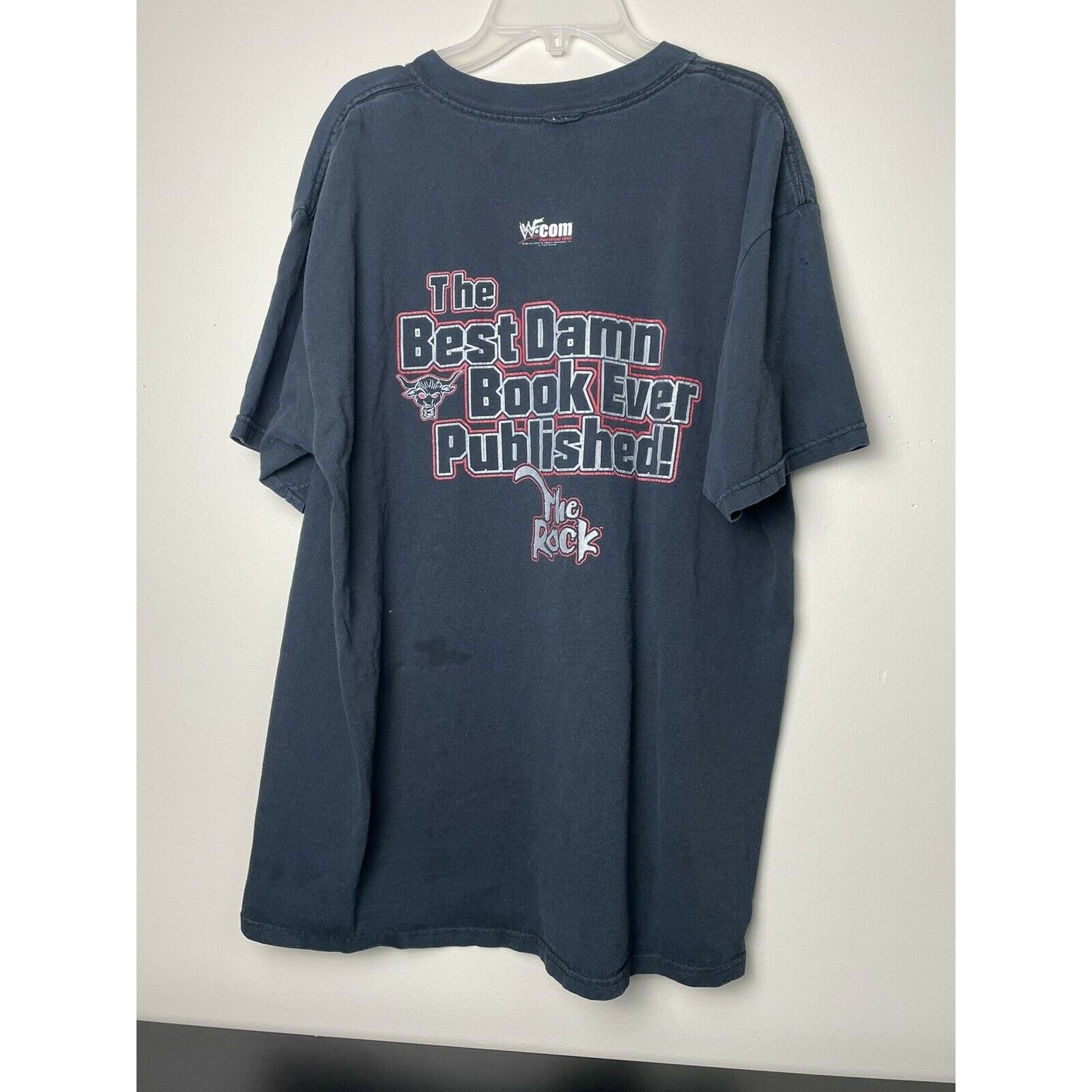 Anvil 2000 THE ROCK The PEOPLE's BOOK BEST WRITTEN WWF t-shirt L Size US L / EU 52-54 / 3 - 4 Thumbnail