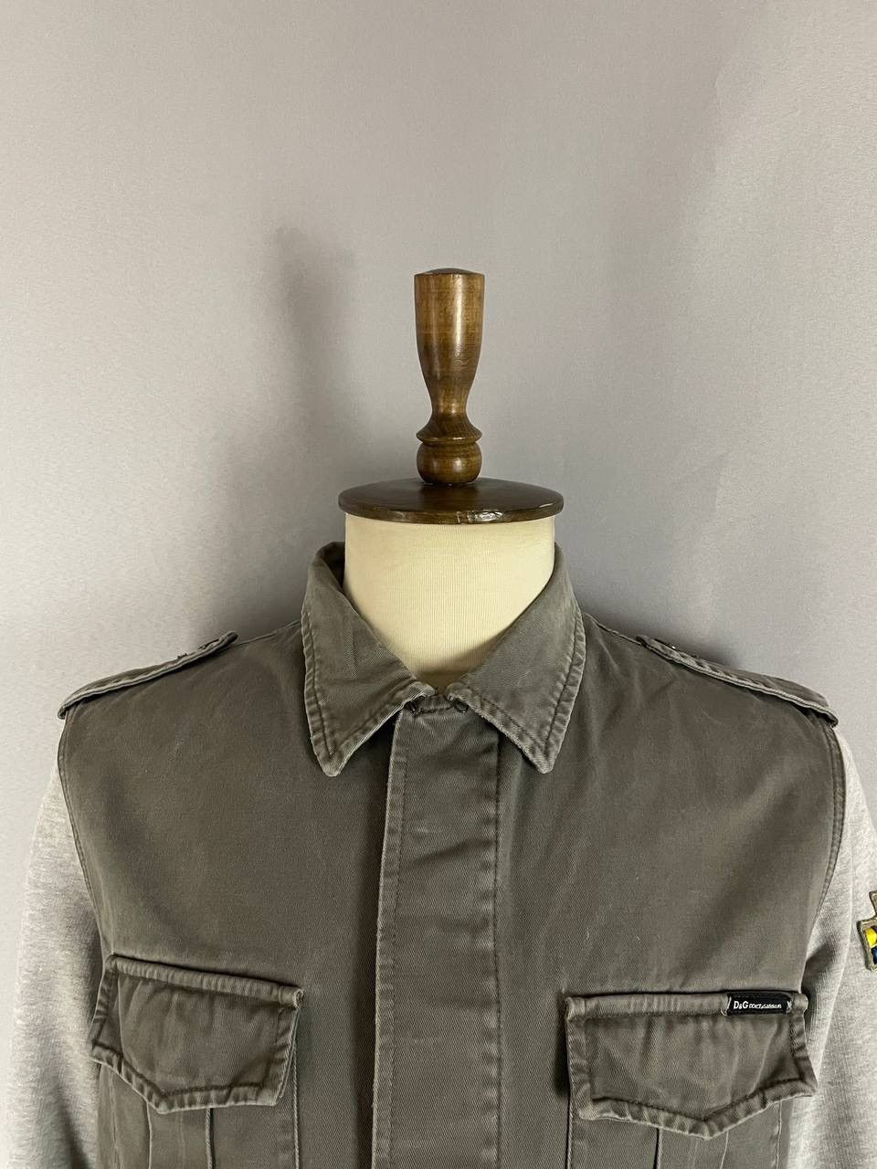 Dolce & Gabbana Dolce&Gabbana Overshirt Jacket Grey Size US XL / EU 56 / 4 - 3 Thumbnail