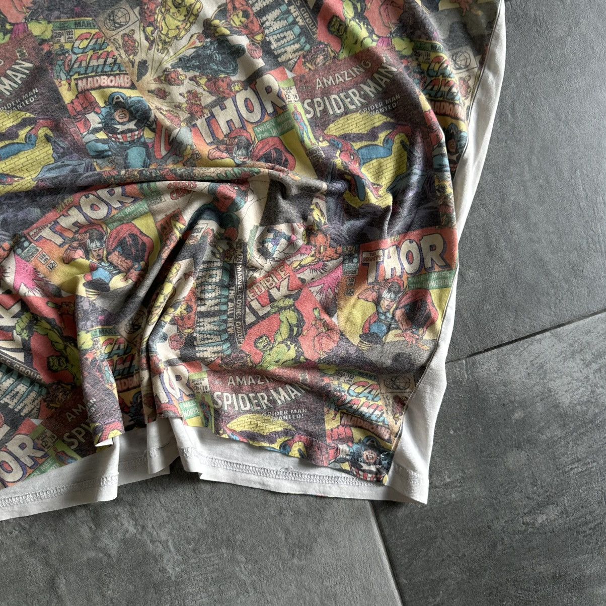 Marvel Comics × Vintage Vintage Marvel Comics T-shirts Overprinted Cartoon Y2K Size US XL / EU 56 / 4 - 6 Thumbnail