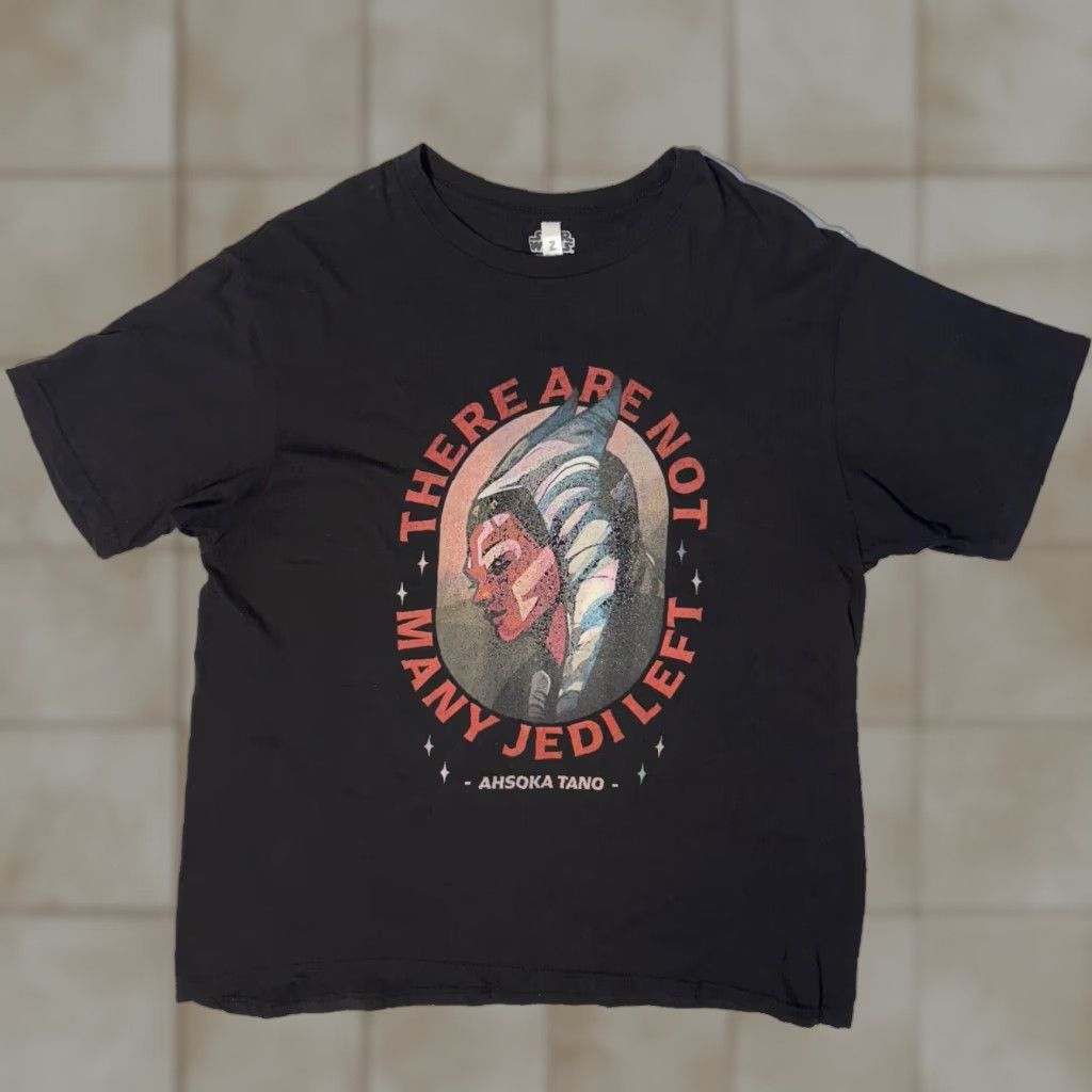 Star Wars Star Wars Ahsoka Tano Womens T-Shirt XL Black Logo T-Shirt Casual Crew Neck Short Sleeve Size XL / US 12-14 / IT 48-50 - 1 Thumbnail
