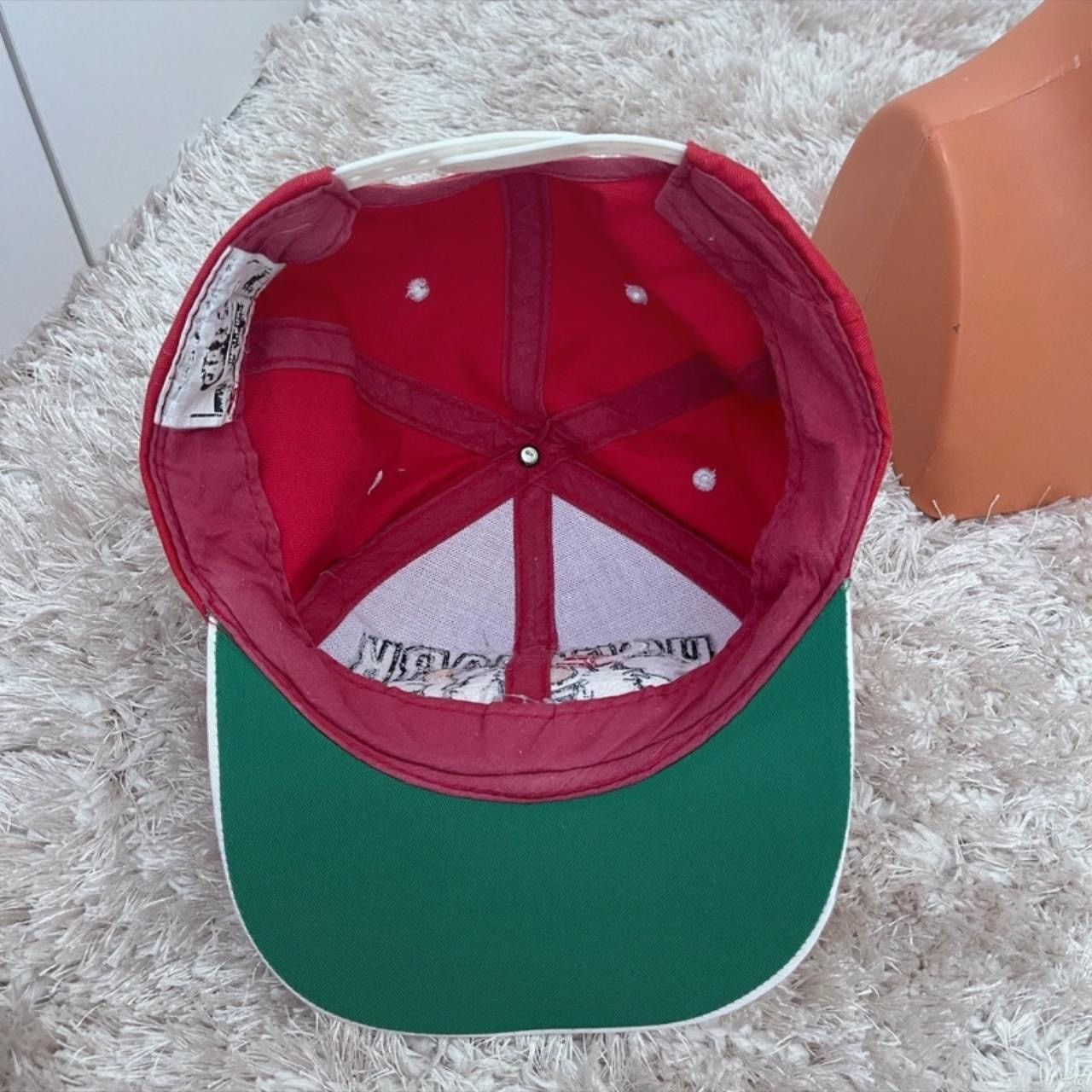 Vintage Danmark Vintage Viking Football Hat Baseball Cap Rare 80s 90 Size ONE SIZE - 6 Thumbnail