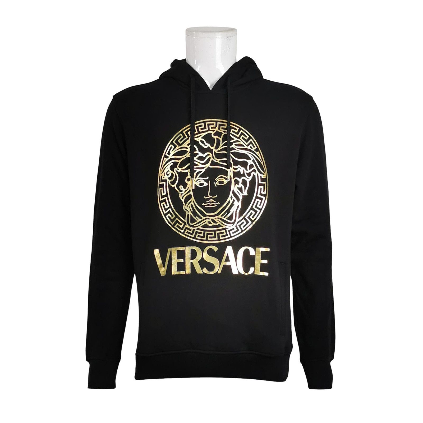 Versace Versace Medusa Gold Logo Hoodie L Size US L / EU 52-54 / 3 - 1 Thumbnail