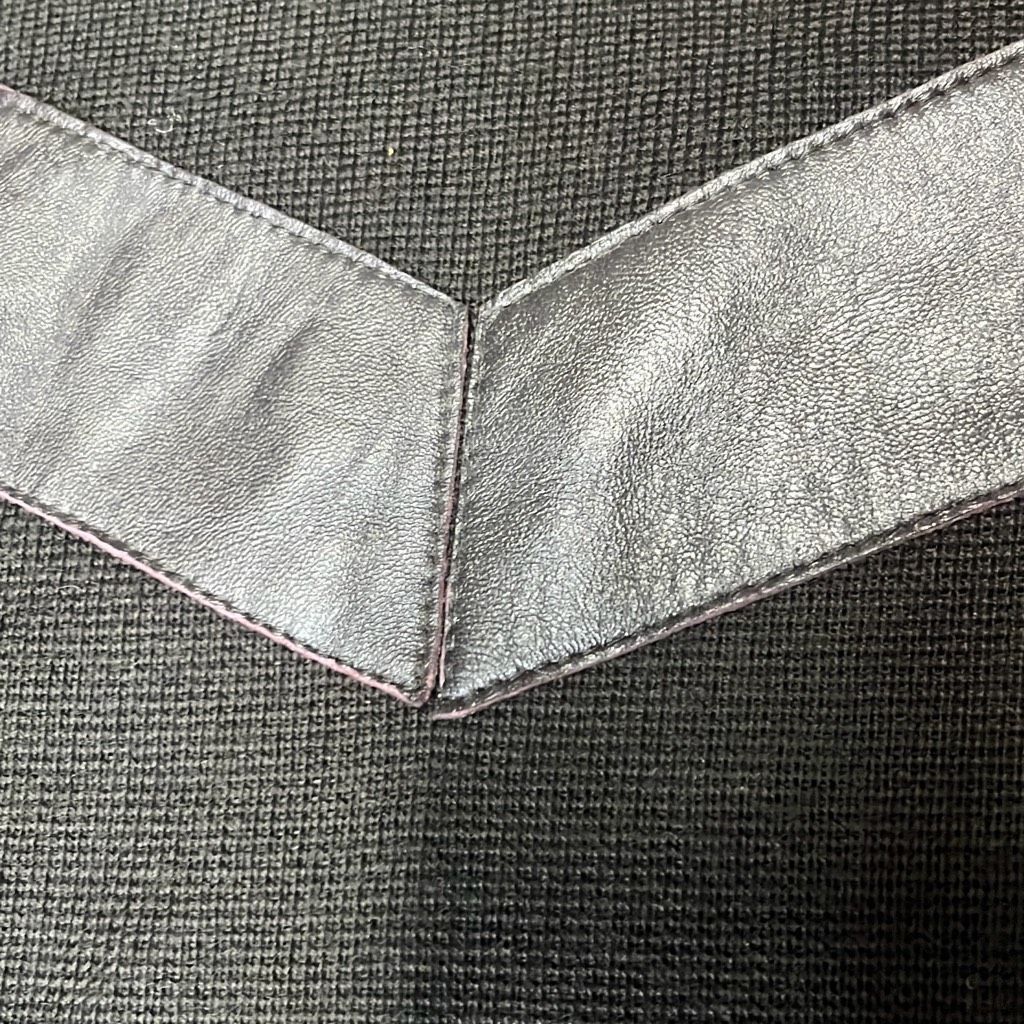 Protege Protégé Collection Mens XL Wool Blend Leather Trim Sweater Size US XL / EU 56 / 4 - 4 Thumbnail