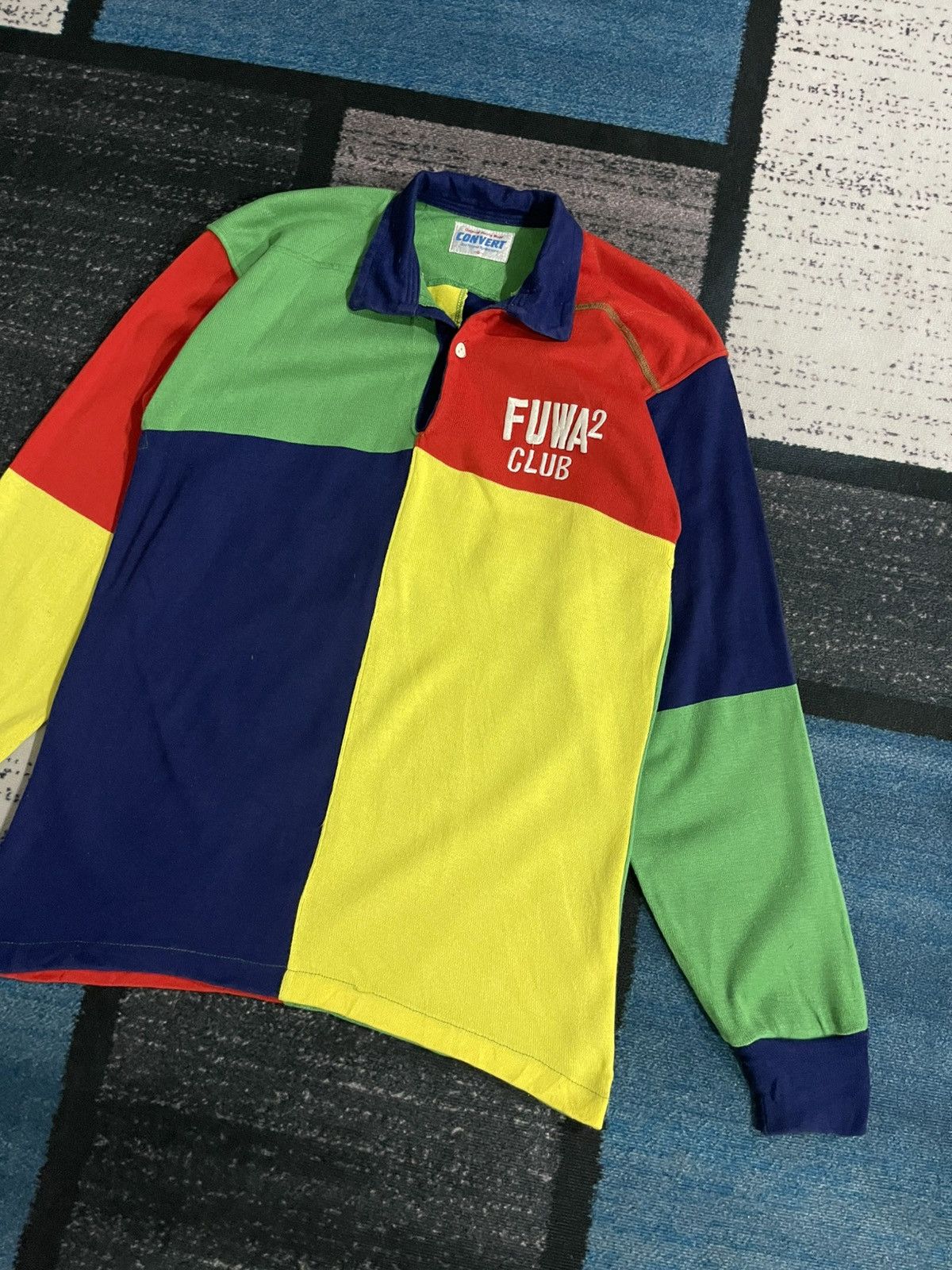 Vintage Vintage Rugby Fuwa Club Collar Longsleeve Polo shirt Size US M / EU 48-50 / 2 - 3 Thumbnail