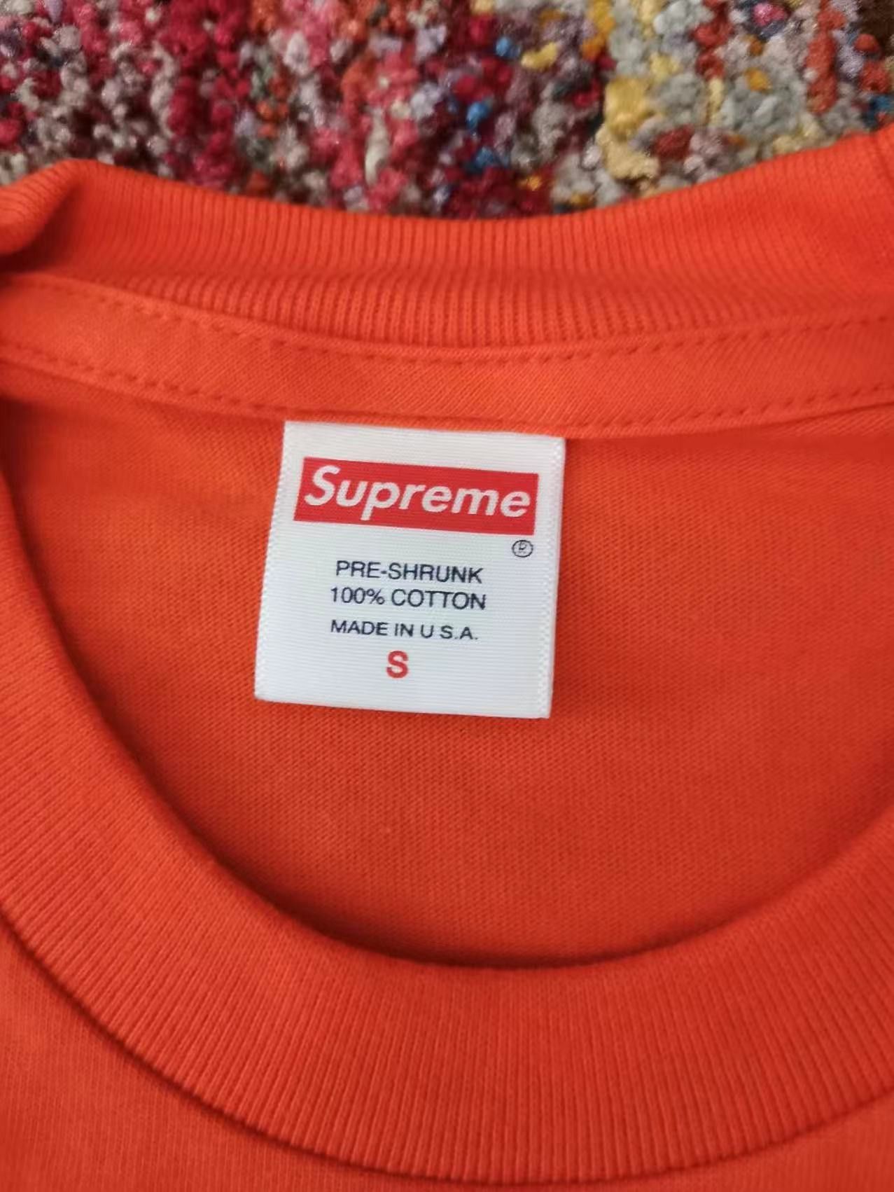 Supreme NEVER WORN* Supreme FW19 Cheese Tee Orange Size US S / EU 44-46 / 1 - 3 Thumbnail