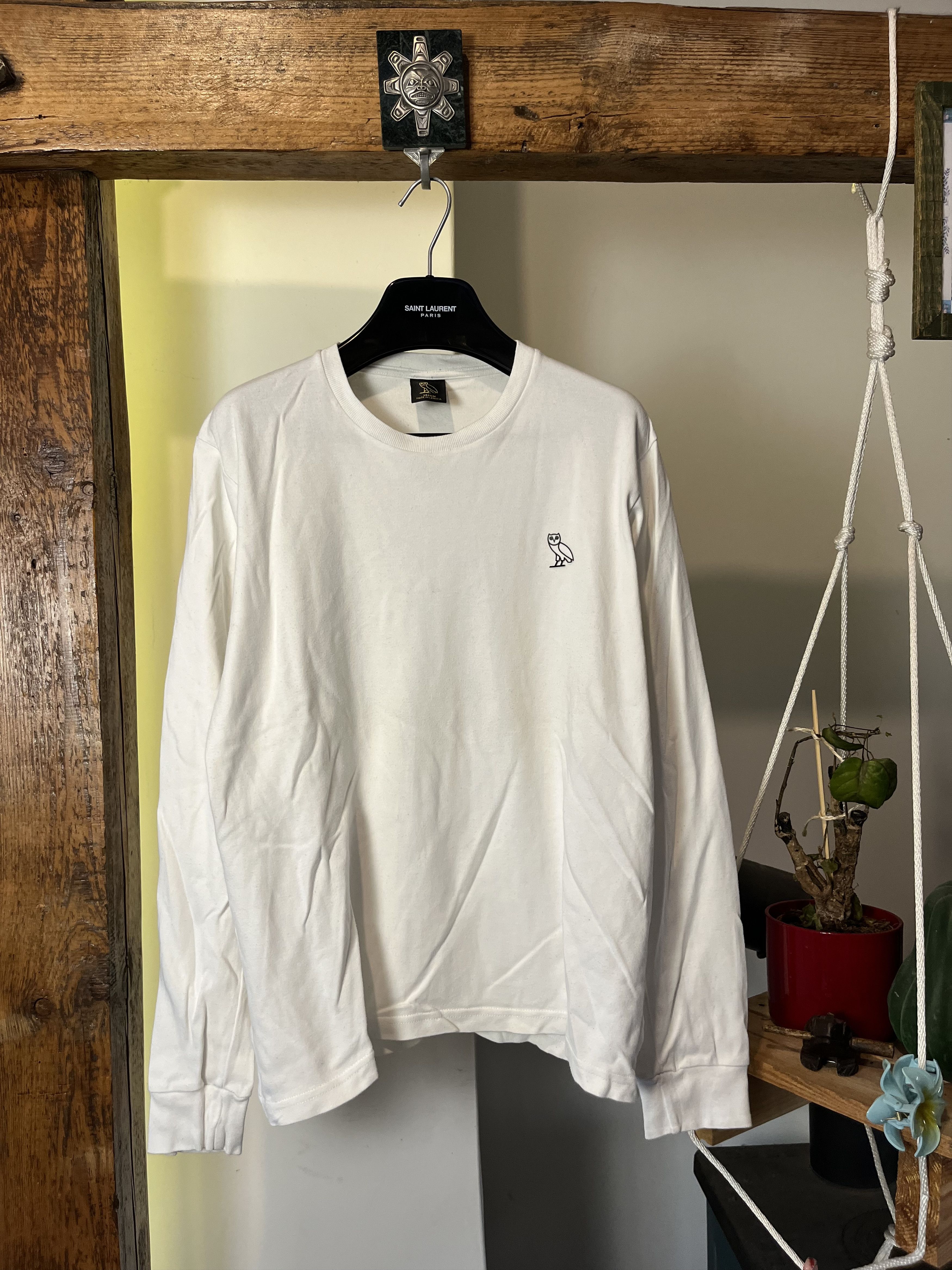 Drake × October's Very Own Octobers Very Own Small Owl Logo Longsleeve Sweatshirt Size US M / EU 48-50 / 2 - 1 Thumbnail