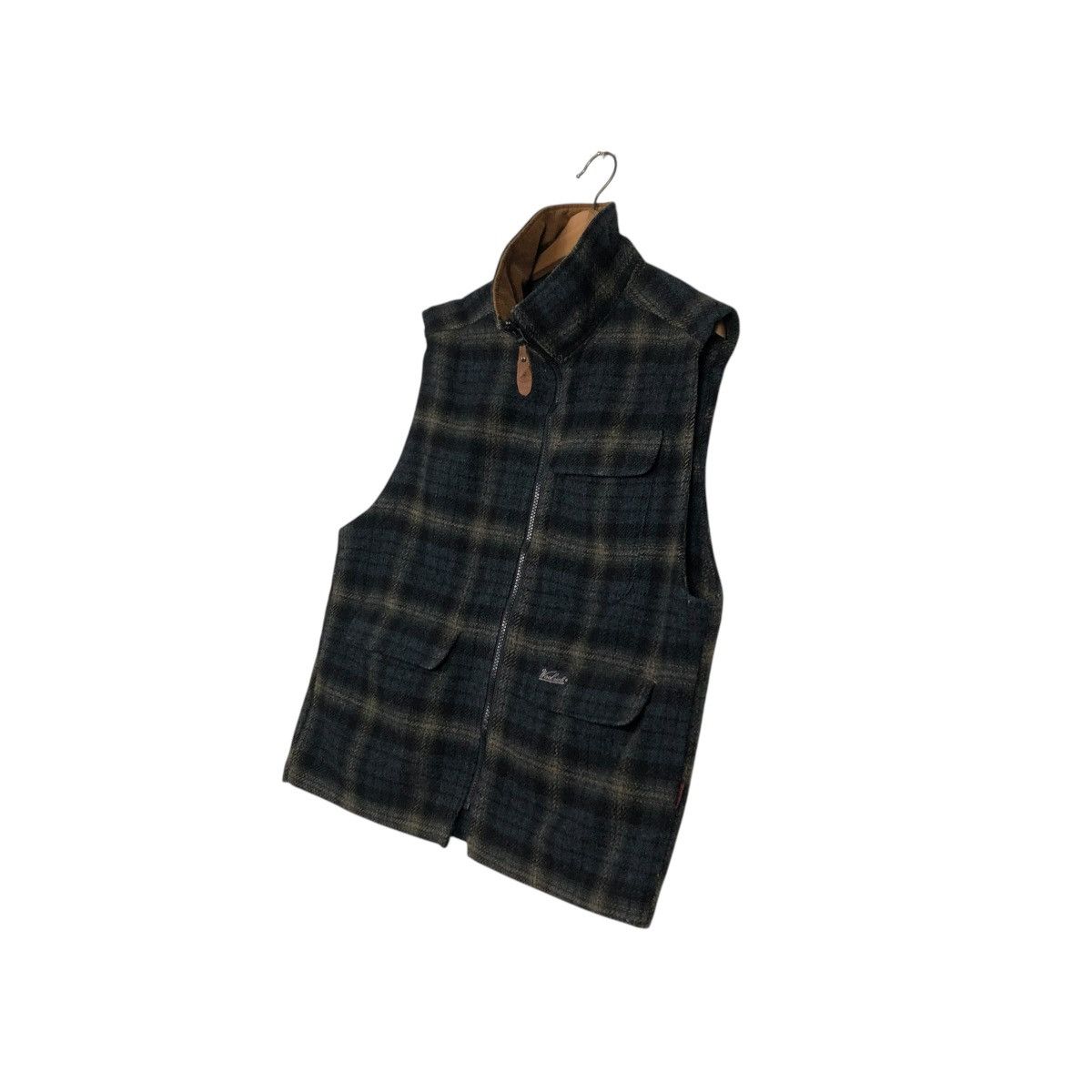 Japanese Brand 🔥VINTAGE WOOL VEST JACKET WOOLRICH TARTAN DESIGN CHECK Size US M / EU 48-50 / 2 - 4 Thumbnail