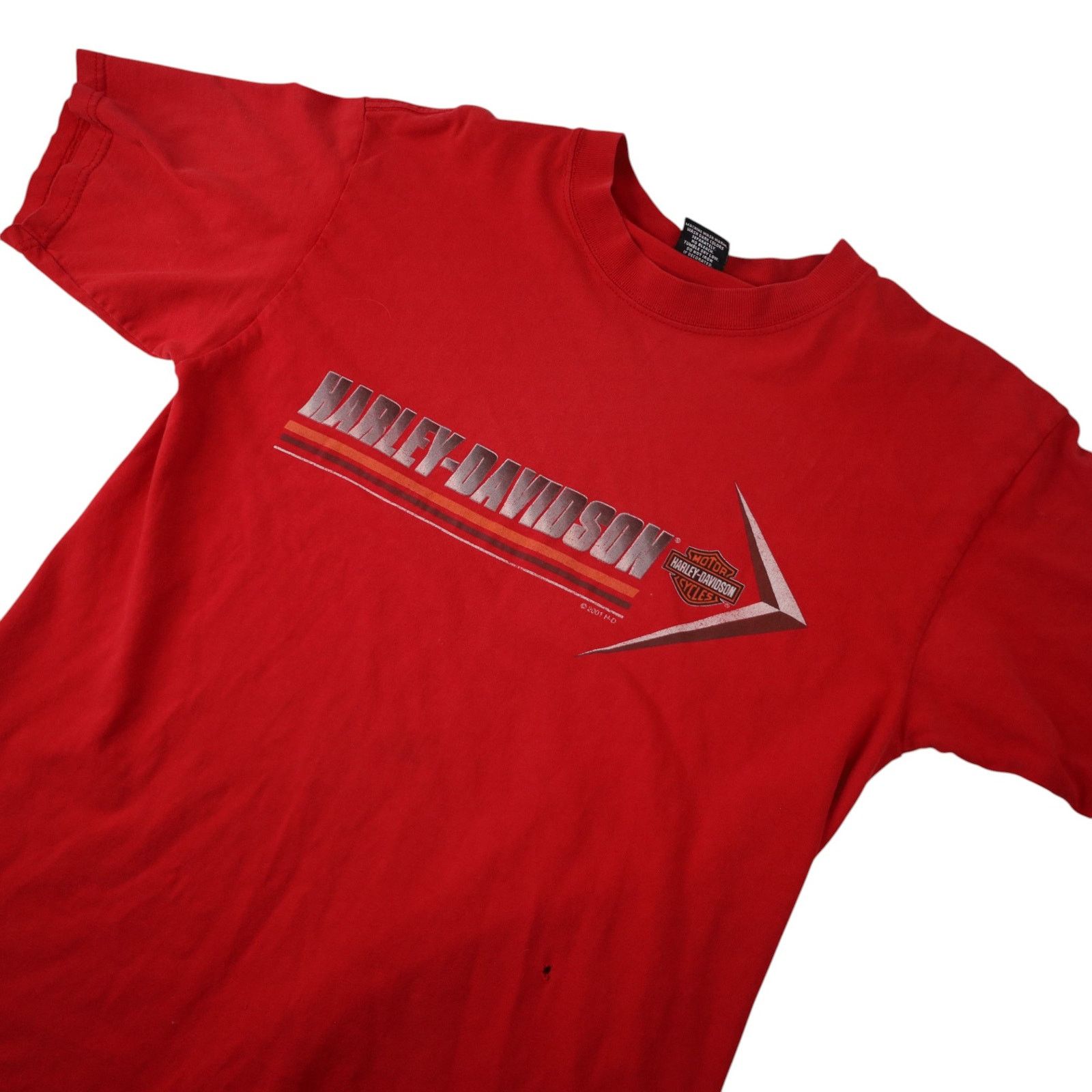 Harley Davidson × Vintage Vintage Harley Davidson Spellout Graphic T Shirt Size US M / EU 48-50 / 2 - 2 Thumbnail