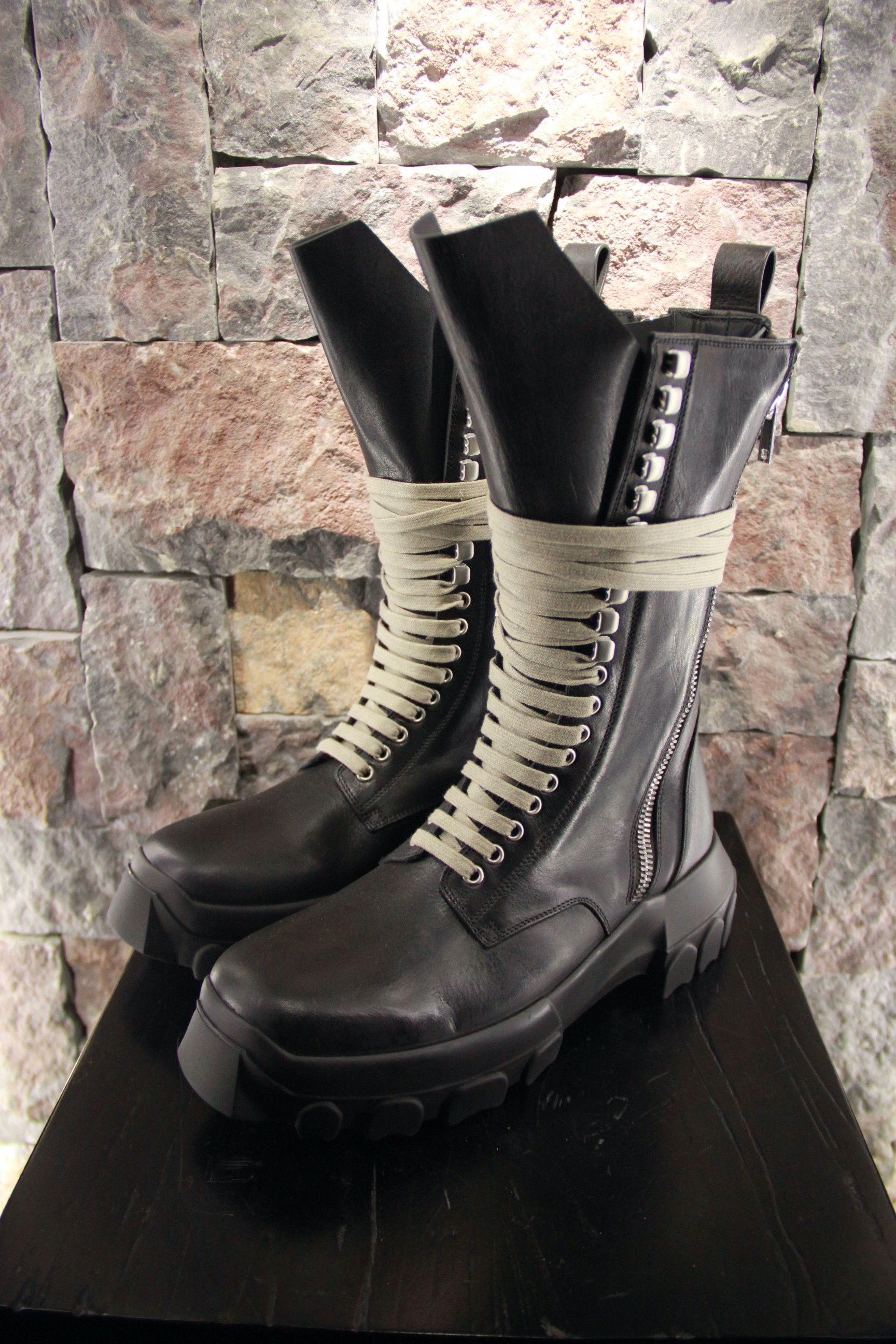Rick Owens Rick Owens Black High Top Boots Size US 11 / EU 44 - 3 Thumbnail