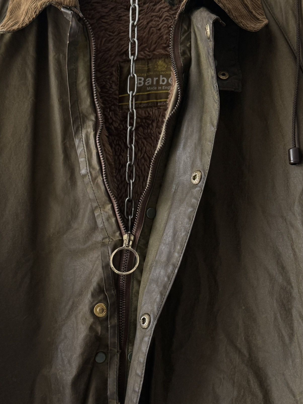 Barbour 1970s Vintage Barbour Gamefair Waxed Khaki Jacket With Lined Size US M / EU 48-50 / 2 - 4 Thumbnail