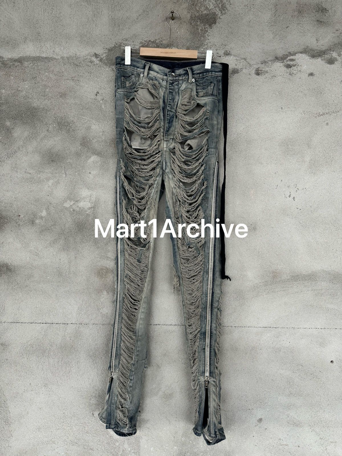 Rick Owens Rick Owens 24SS Drkshdw Ripped Banana Zip pants Size US 30 / EU 46 - 3 Thumbnail