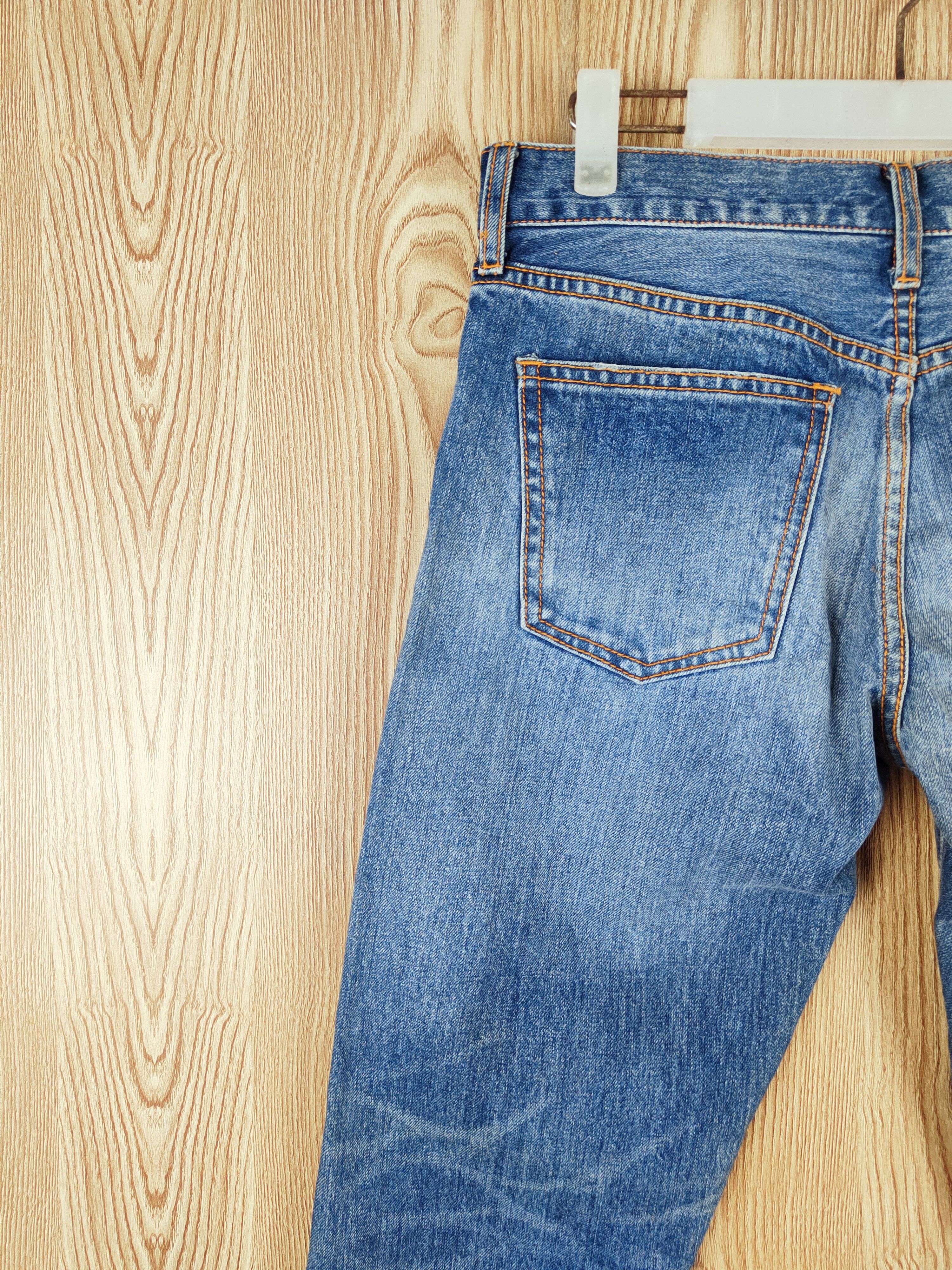 MOUSSY × Vintage Vintage 💥 Azul by Moussy Blue Distressed Ripped Jeans Size 32" / US 10 / IT 46 - 8 Thumbnail
