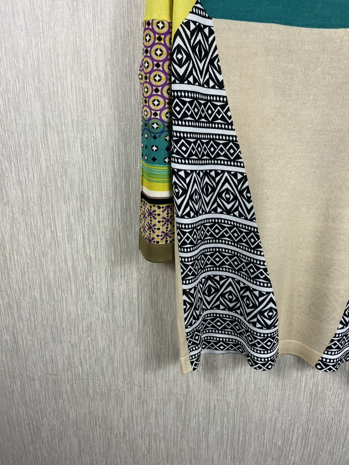 Etro × Vintage Etro Milano vintage patterned viscose sweater blouse psycho Size M / US 6-8 / IT 42-44 - 7 Thumbnail
