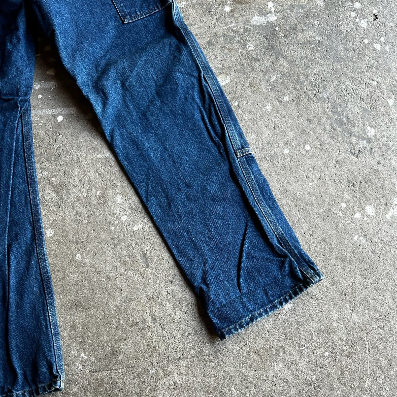 Carhartt × Vintage Carhartt denim blue jean double knee work carpenter pants Size US 27 - 9 Thumbnail
