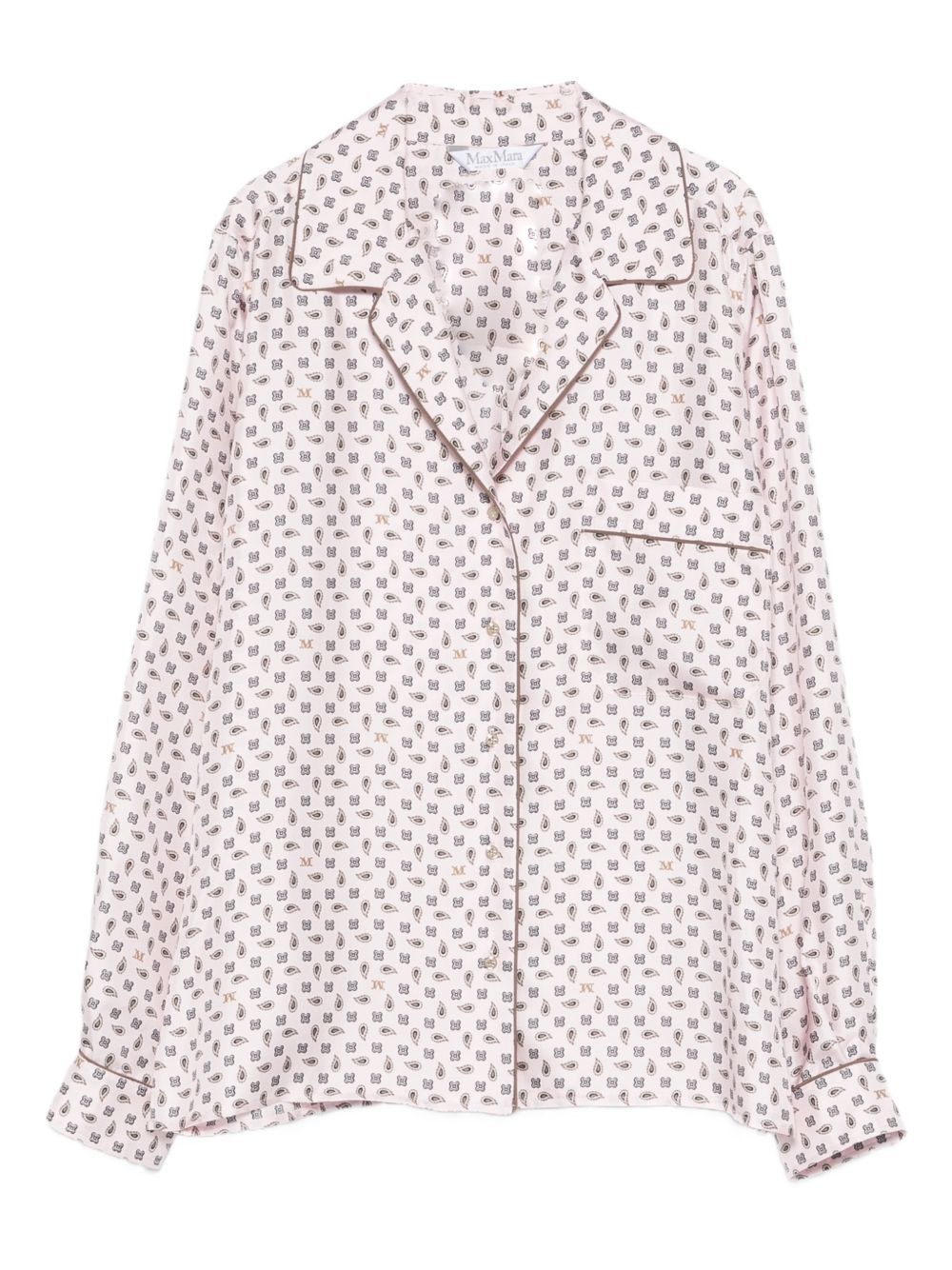 Max Mara SILK SHIRT Size M / US 6-8 / IT 42-44 - 1 Thumbnail