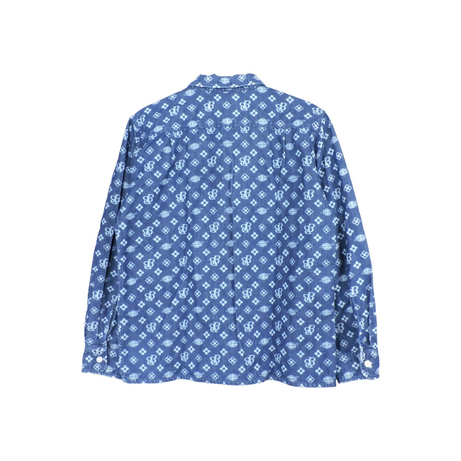 Beams Japan BEAMS BOY MONOGRAM LONG SLEEVE SHIRT Size US M / EU 48-50 / 2 - 2 Thumbnail