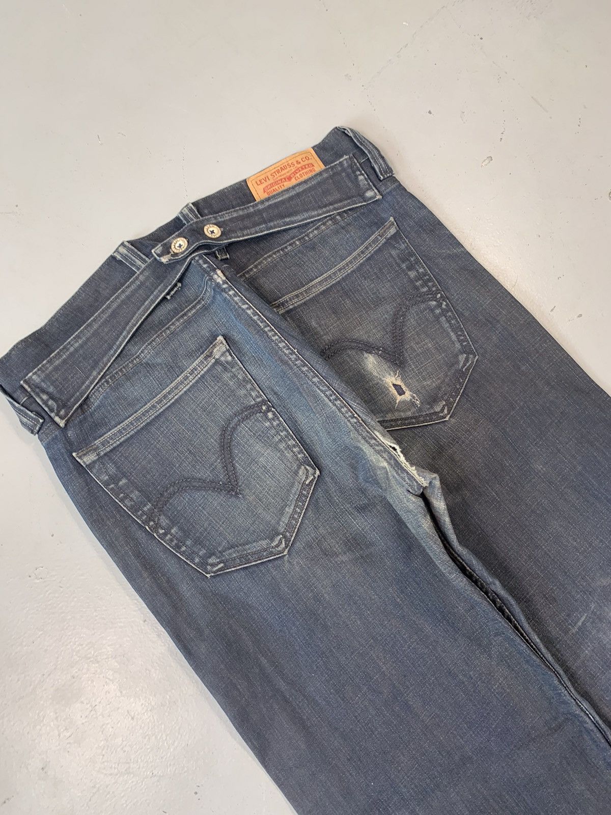 Levi's Vintage Levi’s buckle belt denim Size US 36 / EU 52 - 3 Thumbnail