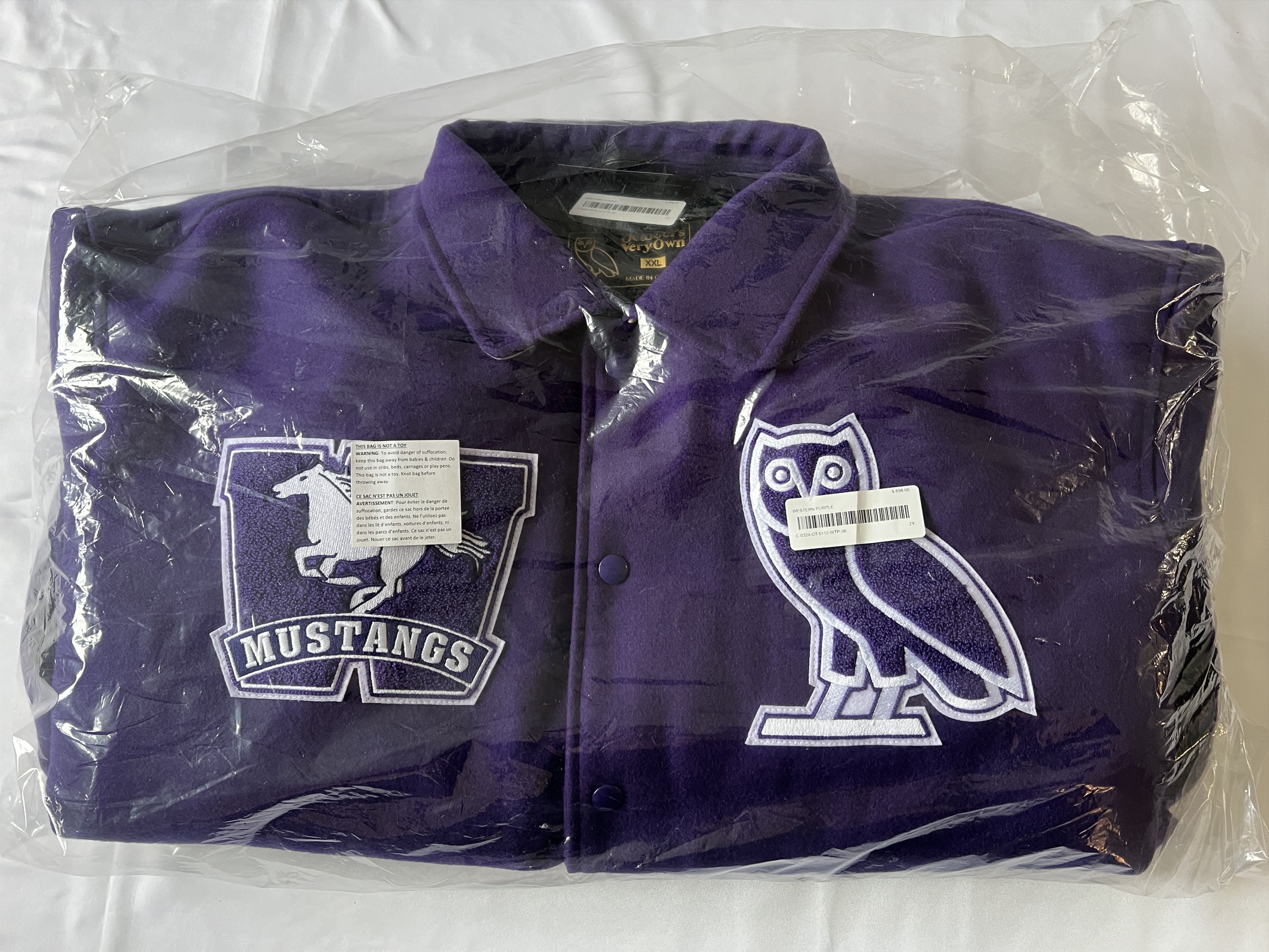 Drake OVO WESTERN UNIVERSITY MUSTANGS CAMPUS VARSITY JACKET Size US XXL / EU 58 / 5 - 2 Thumbnail