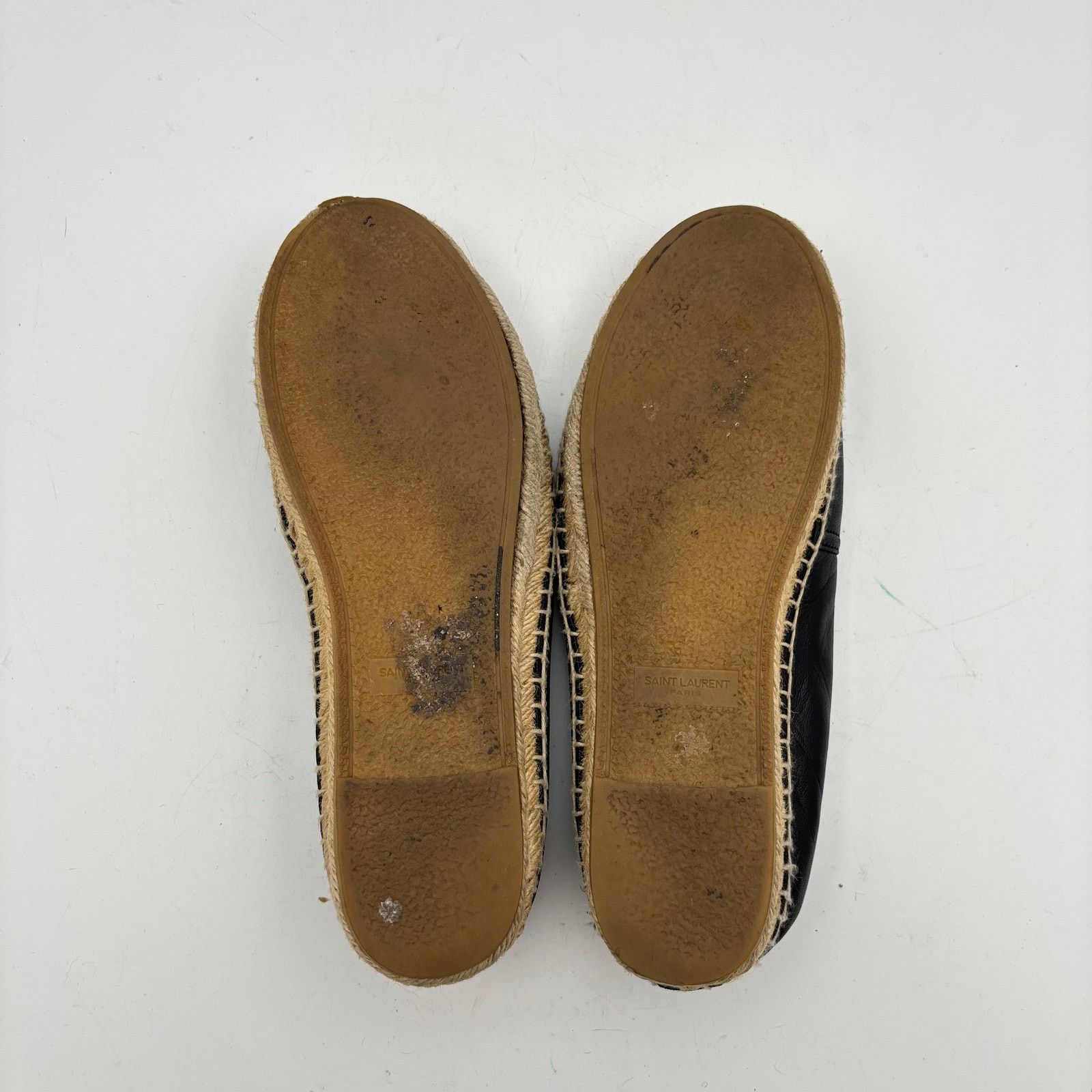 Saint Laurent Paris YSL Saint Laurent Logo Leather Espadrille Shoes Men 43 US 10 Size US 9 / IT 39 - 9 Thumbnail