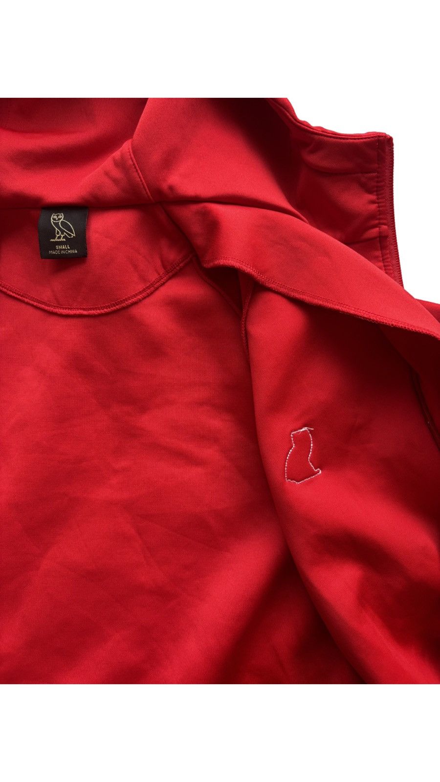 Other OVO (October's Very Own) Men's Red Zip Up Track Jacket Size US S / EU 44-46 / 1 - 7 Thumbnail