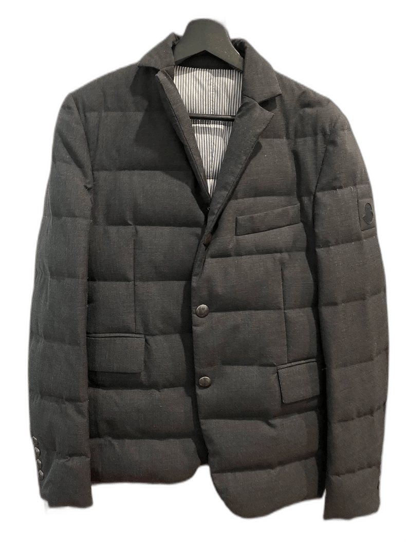 Moncler Genius Moncler Wool Down Blazer Jacket Navy Blue Size US XS / EU 42 / 0 - 1 Thumbnail