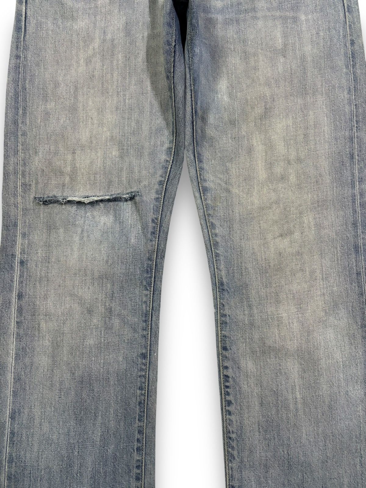 Uniqlo Vintage Uniqlo Selvedge Regular Straight Distressed Jeans Size US 32 / EU 48 - 8 Thumbnail