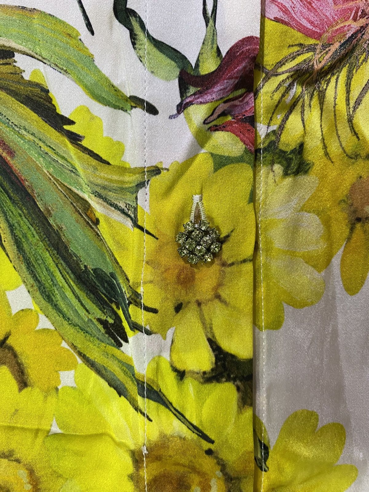 Dolce & Gabbana SS 2012 Dolce & Gabbana Onion Printed Silk Blouse Size S / US 4 / IT 40 - 13 Thumbnail
