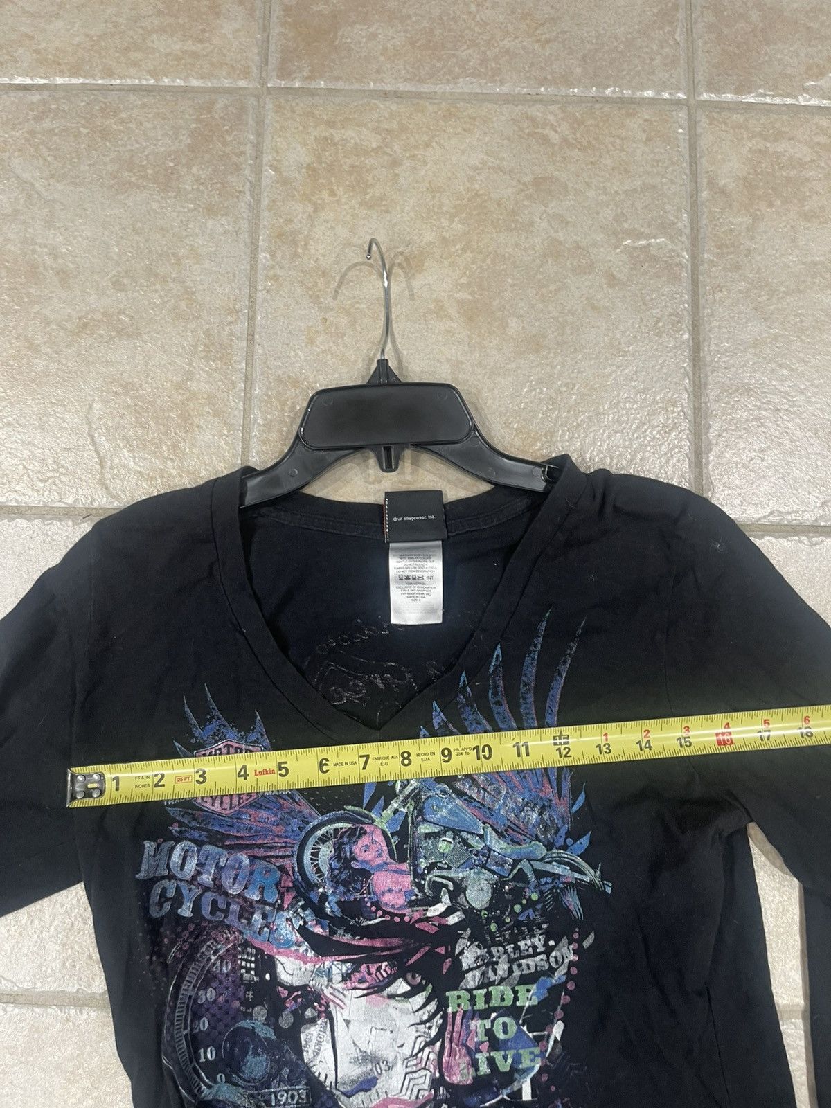 Harley Davidson Harley Davidson Motorcycle Women’s Long Sleeve V neck Size L / US 10 / IT 46 - 9 Thumbnail
