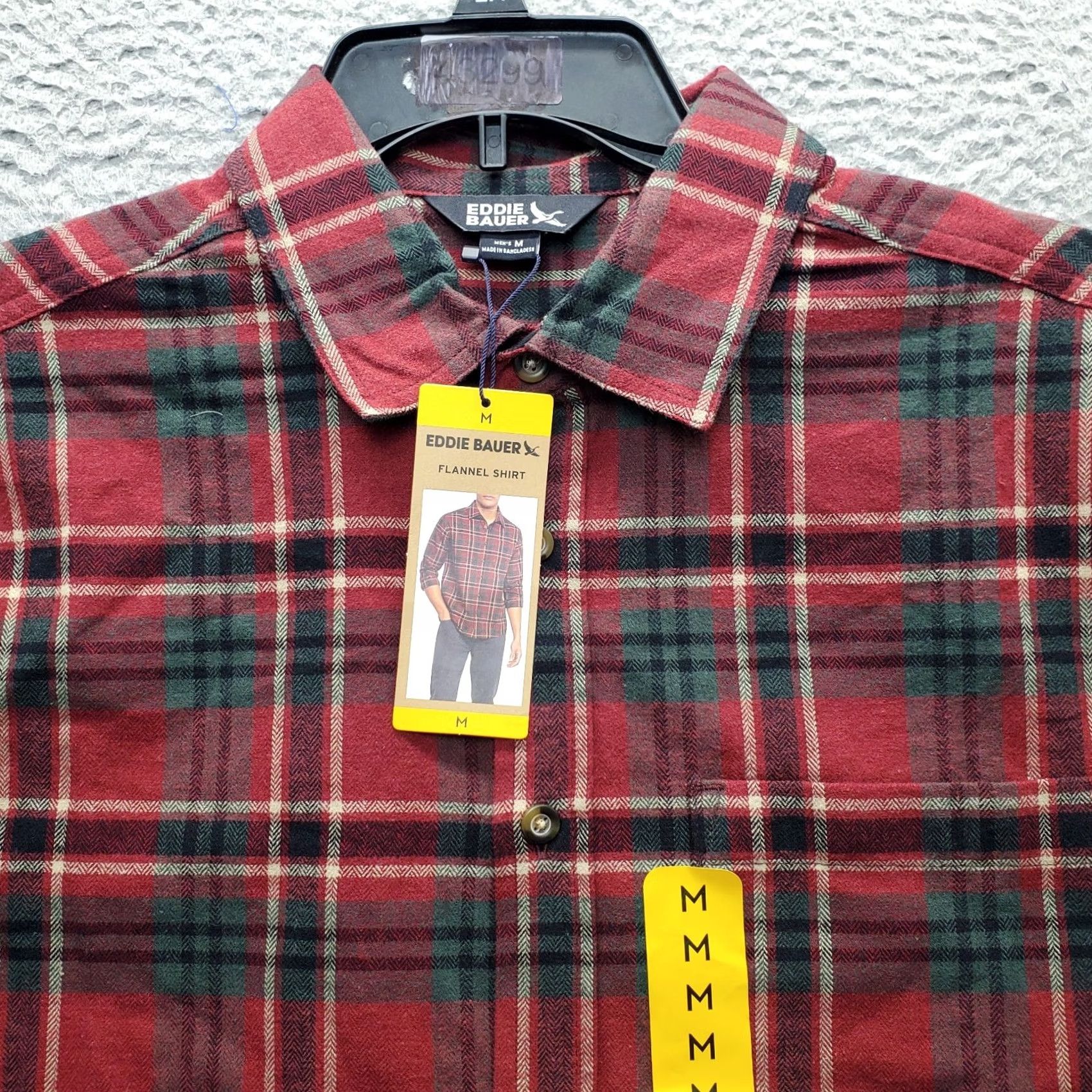 Eddie Bauer Eddie Bauer Mens Button-Up Shirt Flannel Multi Plaid Long Sleeve Casual Comfort, Size M, Cotton, Chest 21.75", 27.25" Shoulders to Bottom, NWT Size US M / EU 48-50 / 2 - 5 Thumbnail