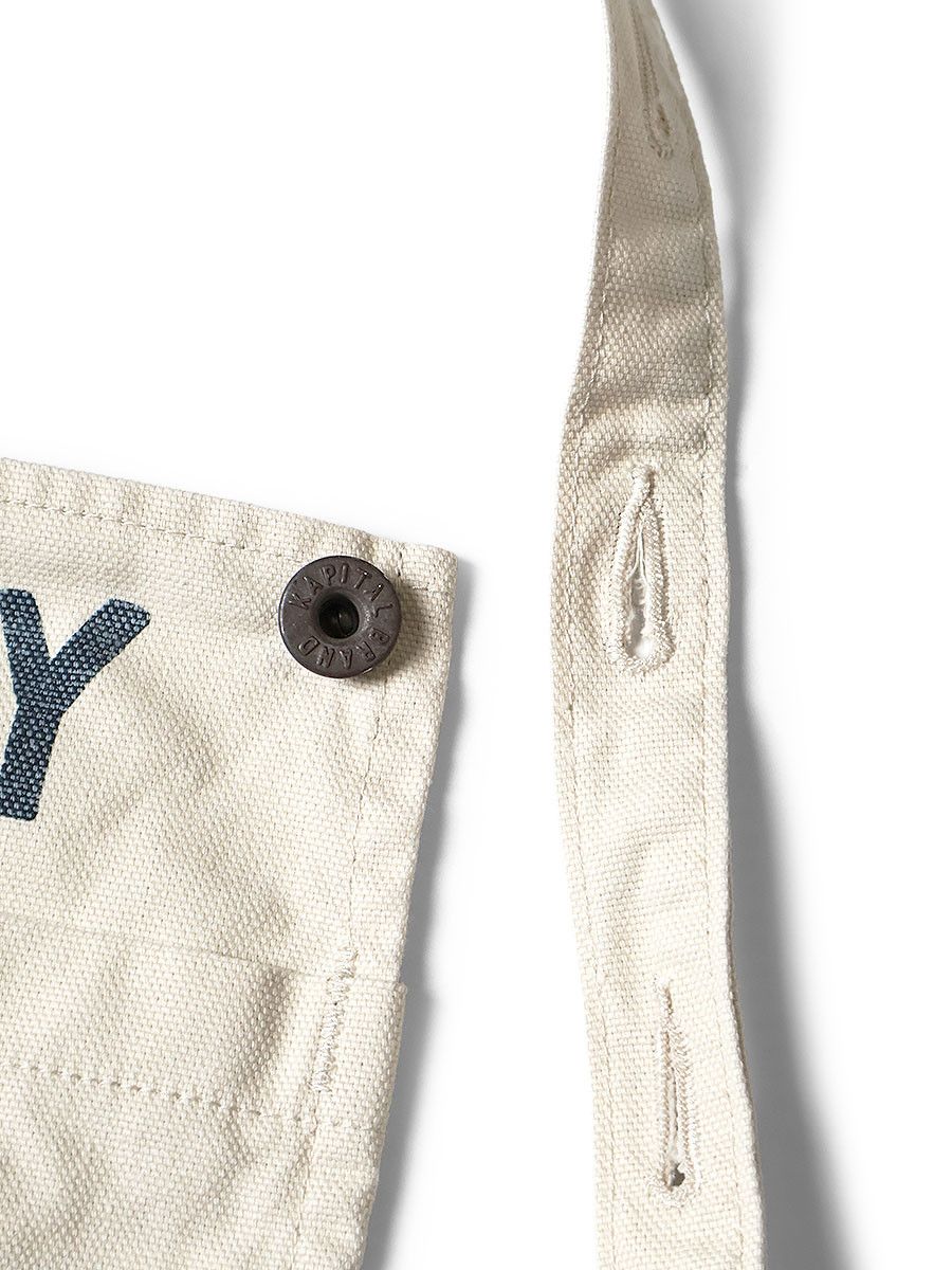 Kapital Kapital Canvas Short Apron KAPSIZE RULEp Size ONE SIZE - 3 Thumbnail
