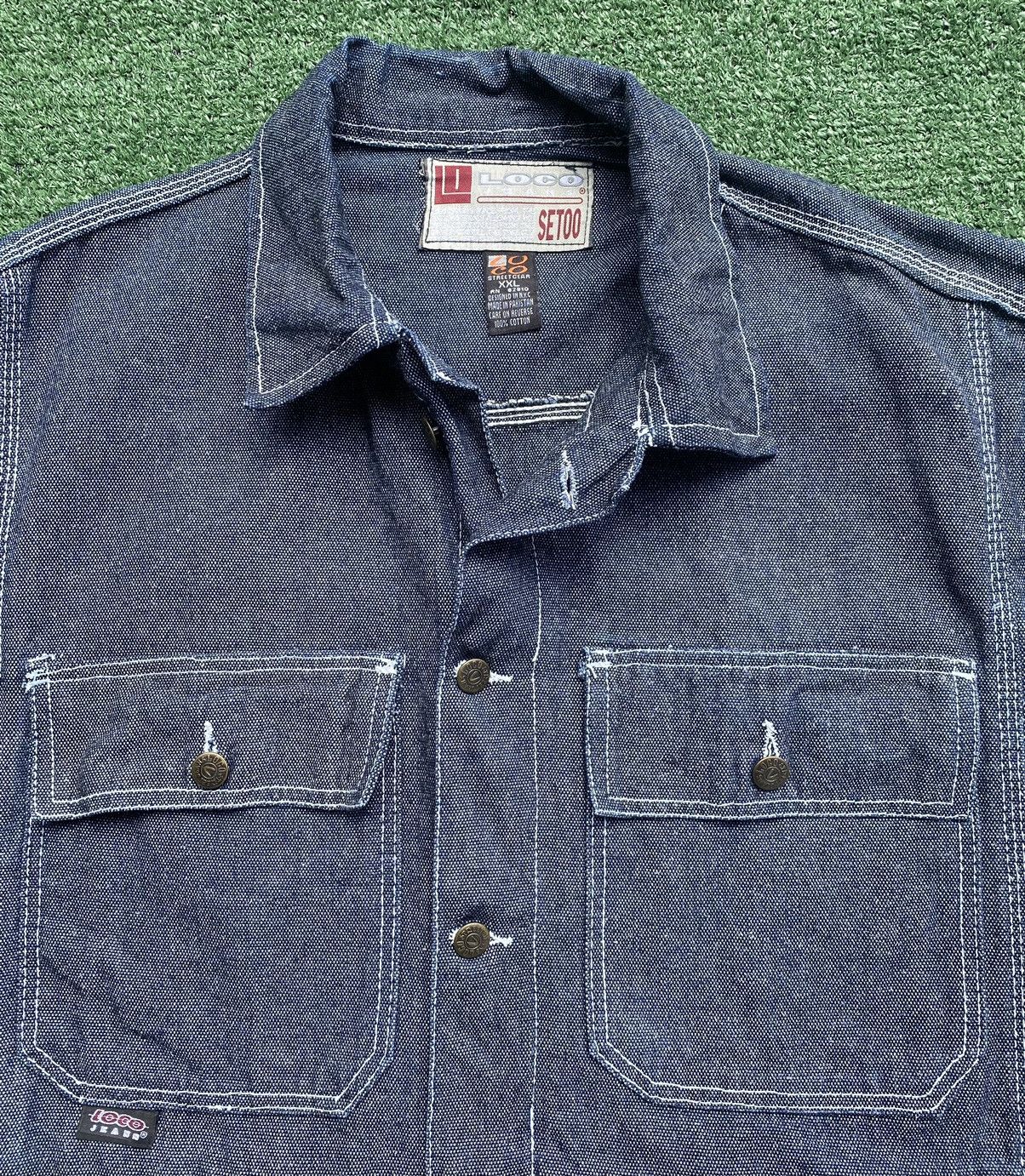Other Vintage Y2K Loco Jean Streetwear Denim Jacket Men’s 2XL Size US XXL / EU 58 / 5 - 4 Thumbnail
