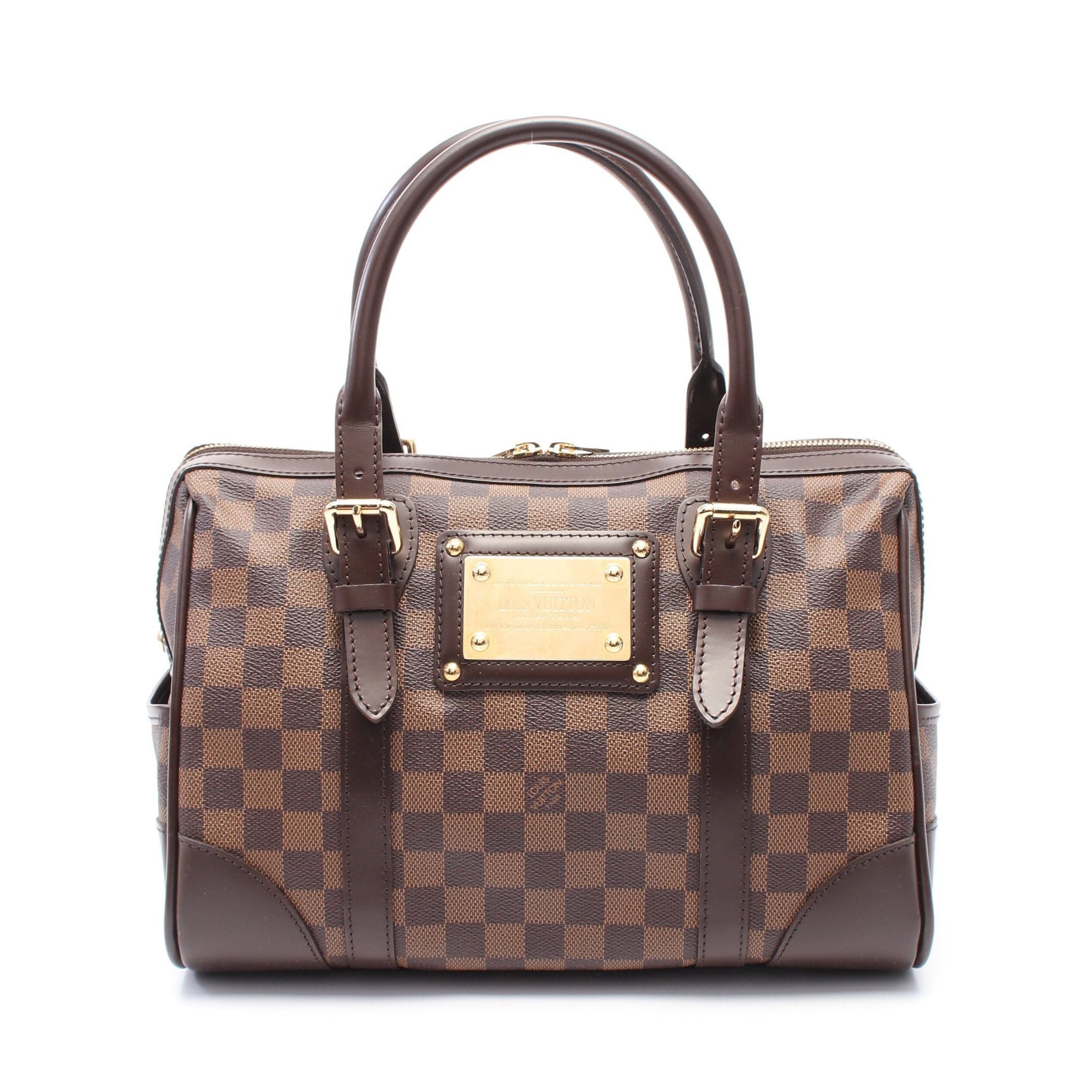 Louis Vuitton Louis Vuitton Berkeley Damier Ebene Handbag Leather Brown Size ONE SIZE - 1 Thumbnail