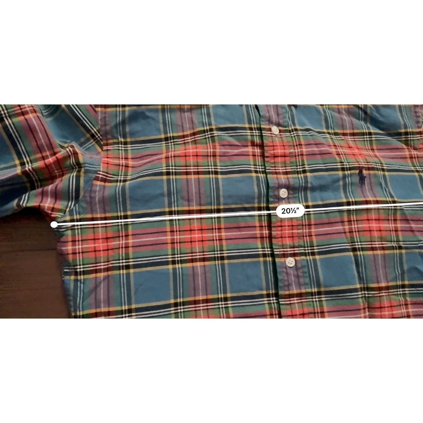 Ralph Lauren Vintage Ralph Lauren Bright Plaid Heavy Button Up Shirt M Size US M / EU 48-50 / 2 - 7 Thumbnail