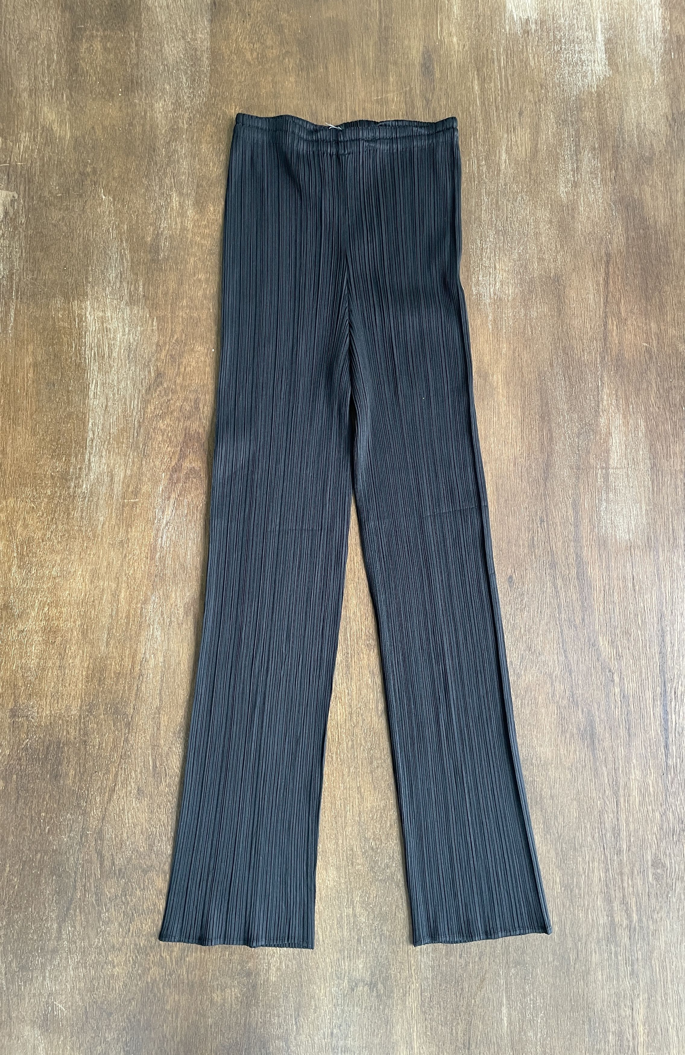 Issey Miyake Black Homme Plissé Pants (HP55 JF150) | Grailed