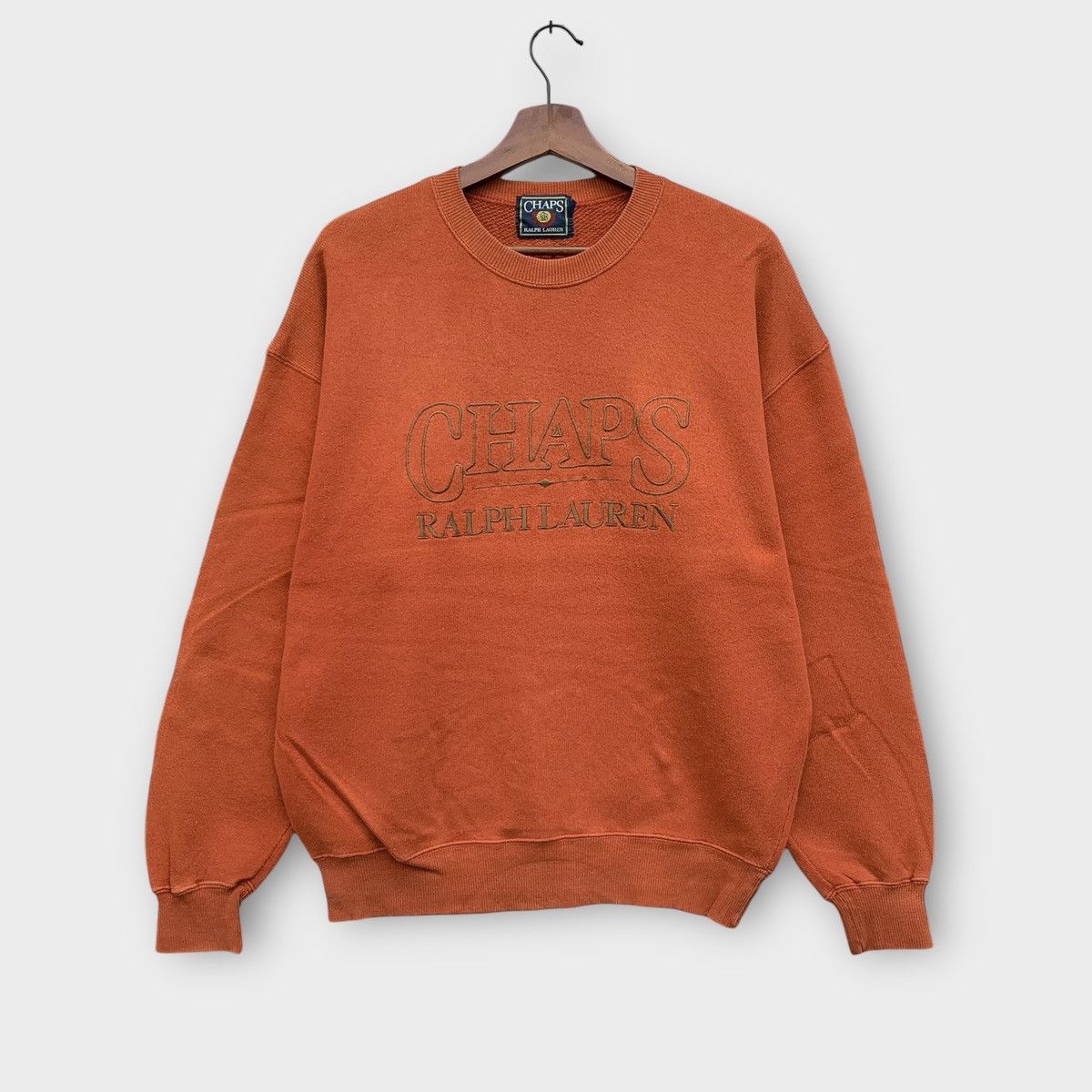 Chaps Ralph Lauren Vintage 90s Chaps Ralph Lauren Sweatshirt Embroidered Logo Size L / US 10 / IT 46 - 1 Thumbnail