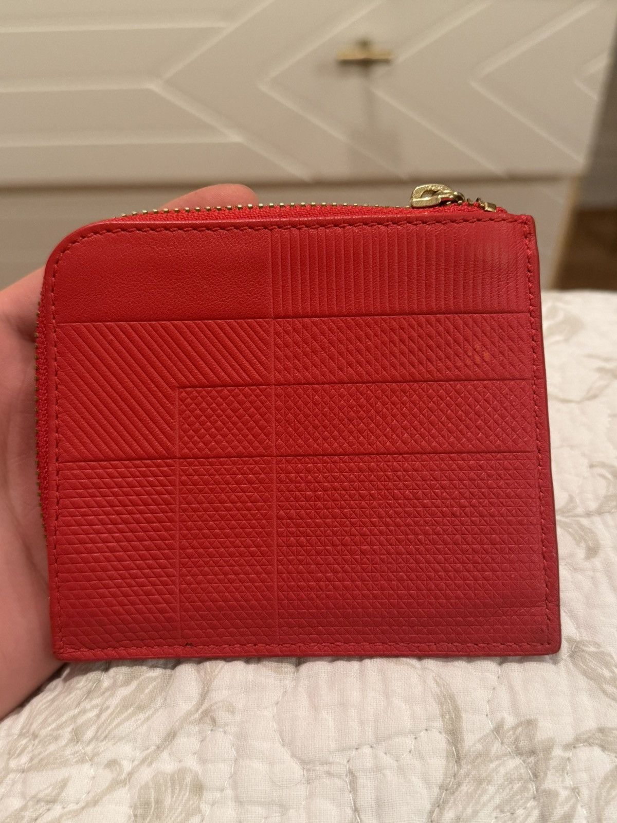 Comme des Garcons Red Comme Des Garçons zip up Wallet Size ONE SIZE - 2 Thumbnail