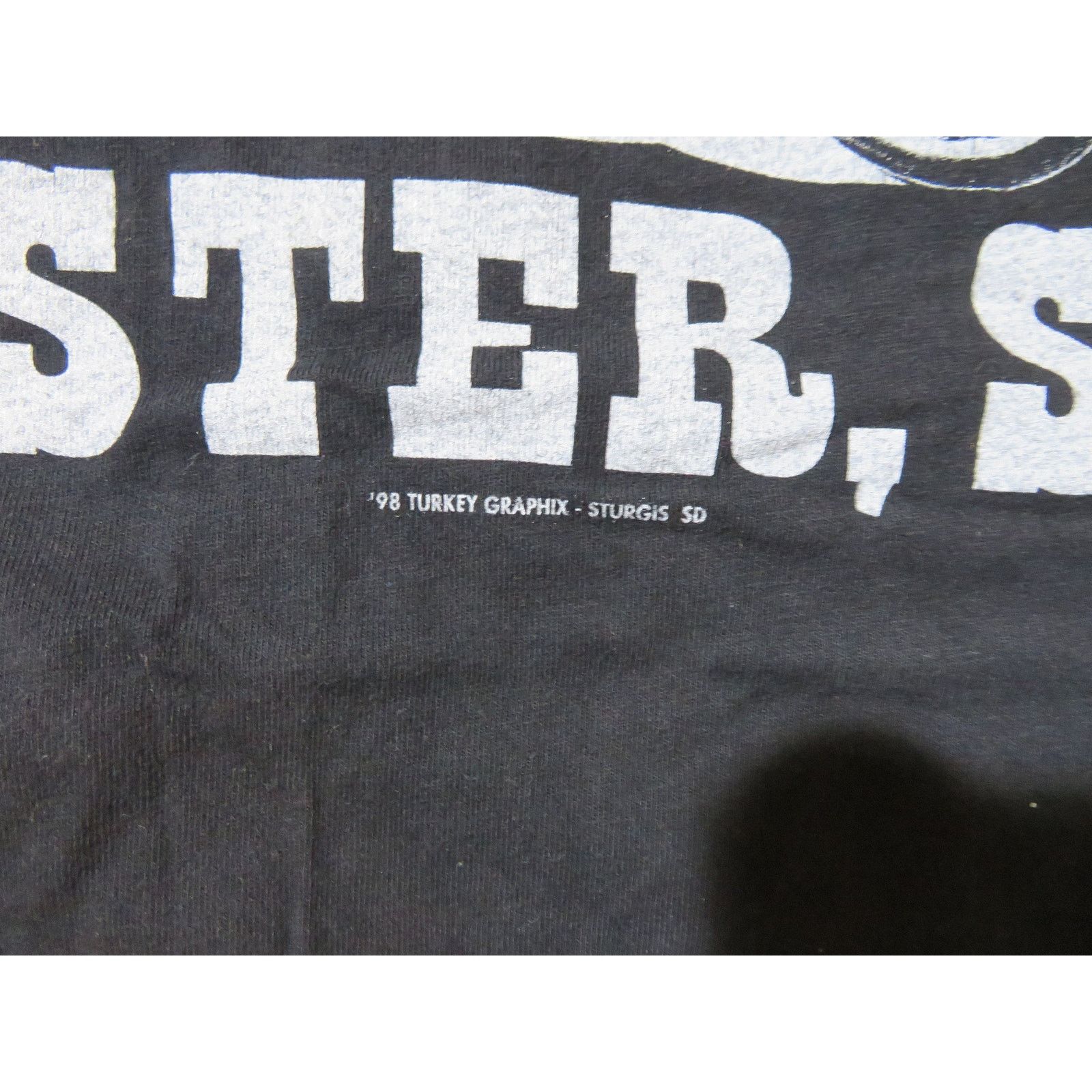 Other 90s Sturgis Rally Crashing Sucks Frontier Bar Black Sz XL Size US L / EU 52-54 / 3 - 4 Thumbnail
