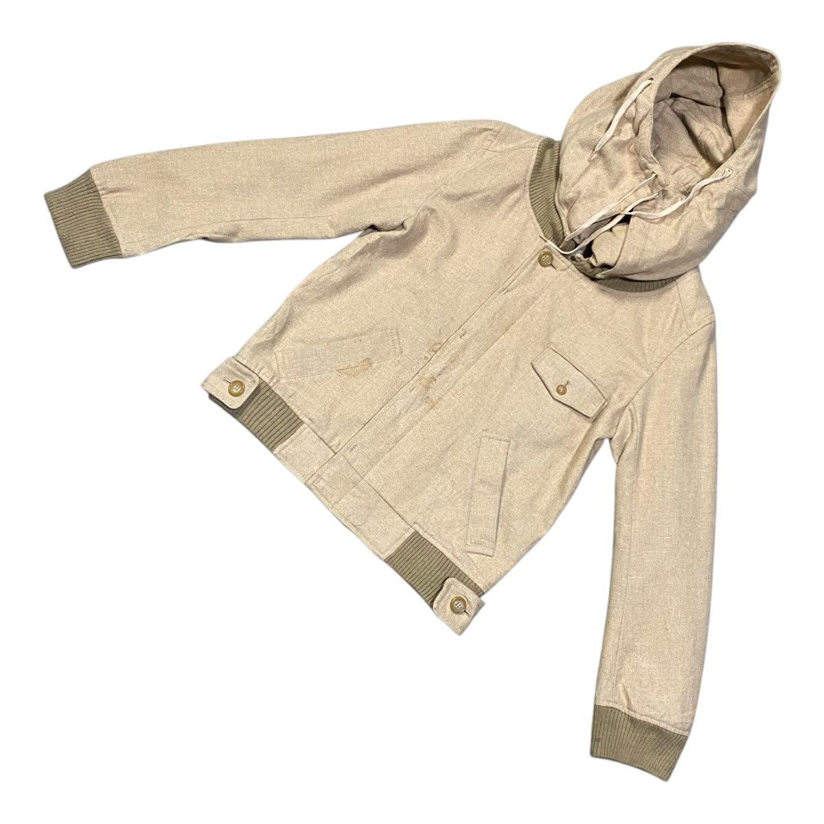 Issey Miyake × mercibeaucoup ISSEY MIYAKE MERCIBEAUCOUP WOOL BOMBER JACKET Size US L / EU 52-54 / 3 - 7 Thumbnail