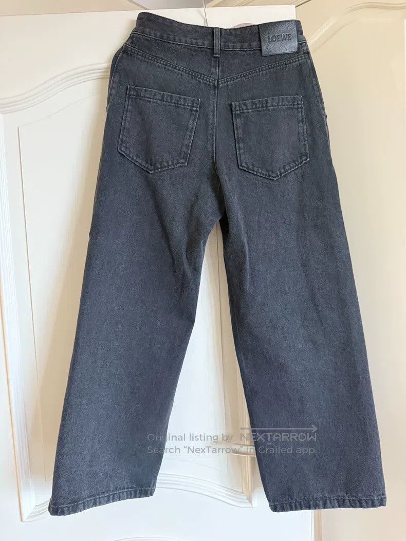 Loewe LOEWE High-Waisted Embossed Denim Pants Size 24" / US 00 / IT 34 - 2 Thumbnail