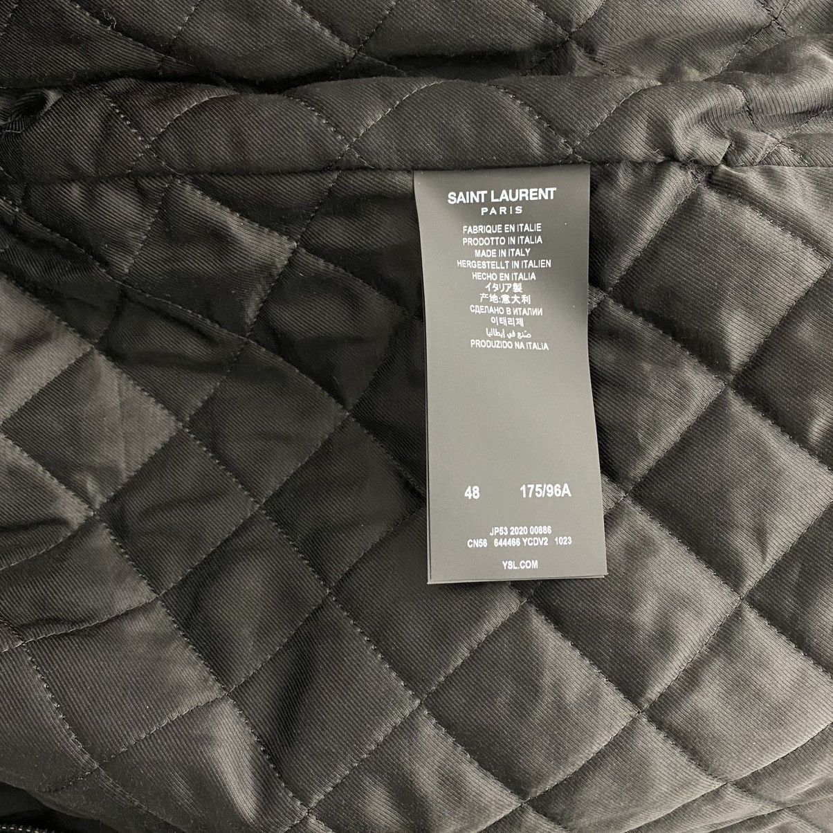 Saint Laurent Paris Saint Laurent Shearling Collar Jacket Size US M / EU 48-50 / 2 - 9 Thumbnail