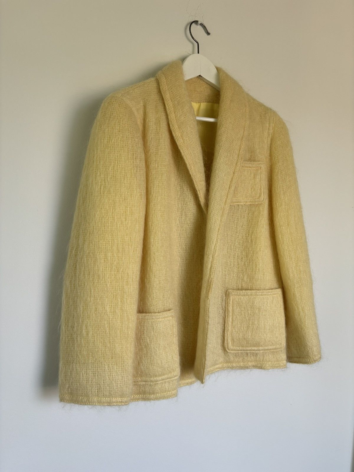 Vintage Vintage Mohair Jacket Blazer Bardolino England Loose Knit Size S / US 4 / IT 40 - 15 Thumbnail