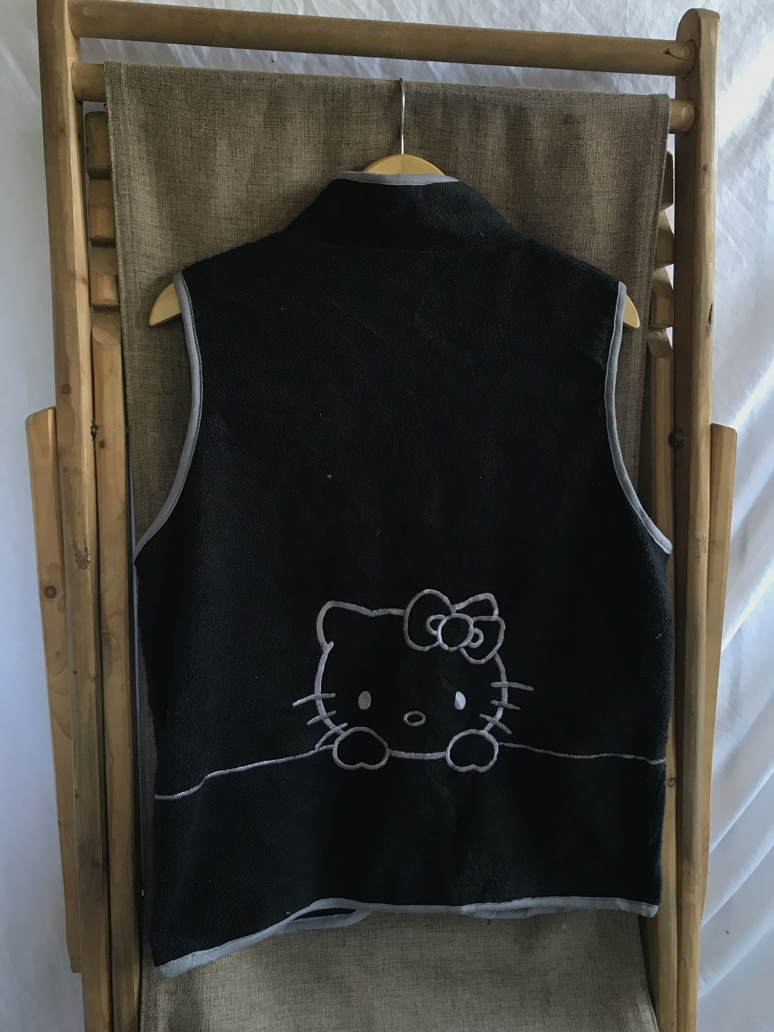 20471120 × Hysteric Glamour × Vintage Vintage Hello Kitty Crescent Moon Fleece Vest Size M / US 6-8 / IT 42-44 - 4 Thumbnail
