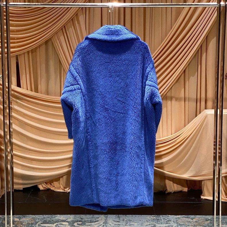 Max Mara Max Mara Hot style royal blue long teddy coat Size S / US 4 / IT 40 - 3 Thumbnail