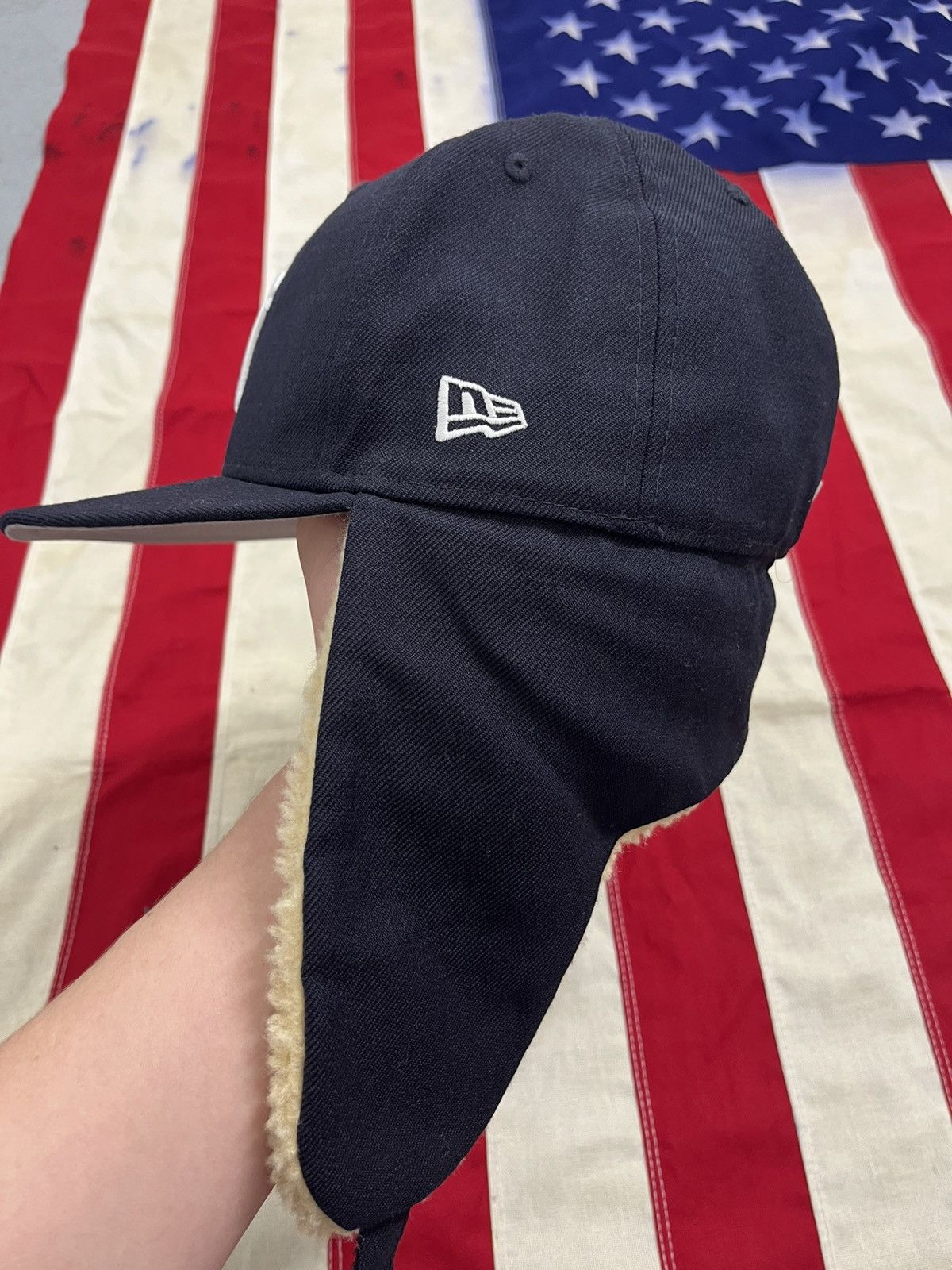 Cooperstown Collection New Era New York Yankees Wool Ear Flap 59FIFTY Fitted Cap Size ONE SIZE - 5 Thumbnail