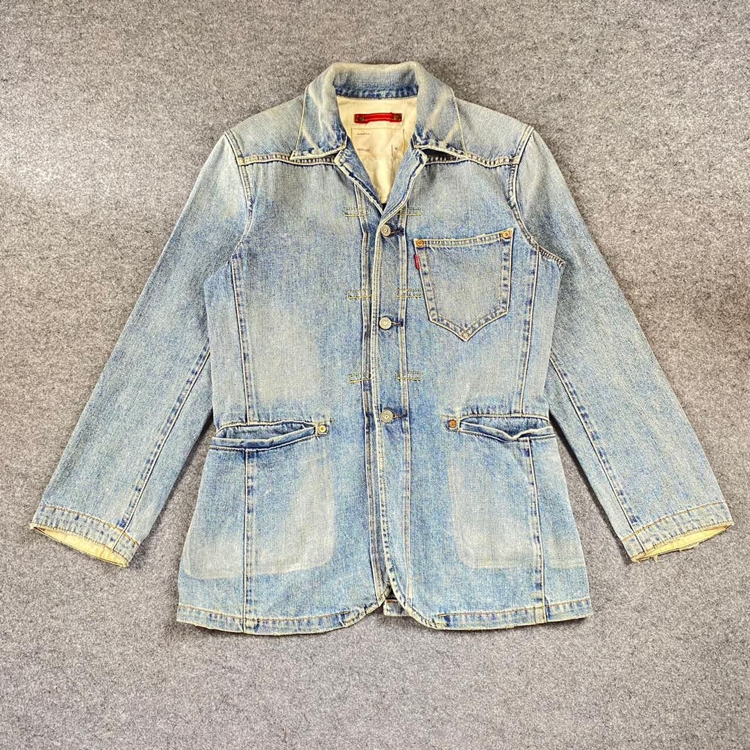Levi's Vintage Clothing Vintage Levis Redloop Denim Jacket Size US M / EU 48-50 / 2 - 2 Thumbnail