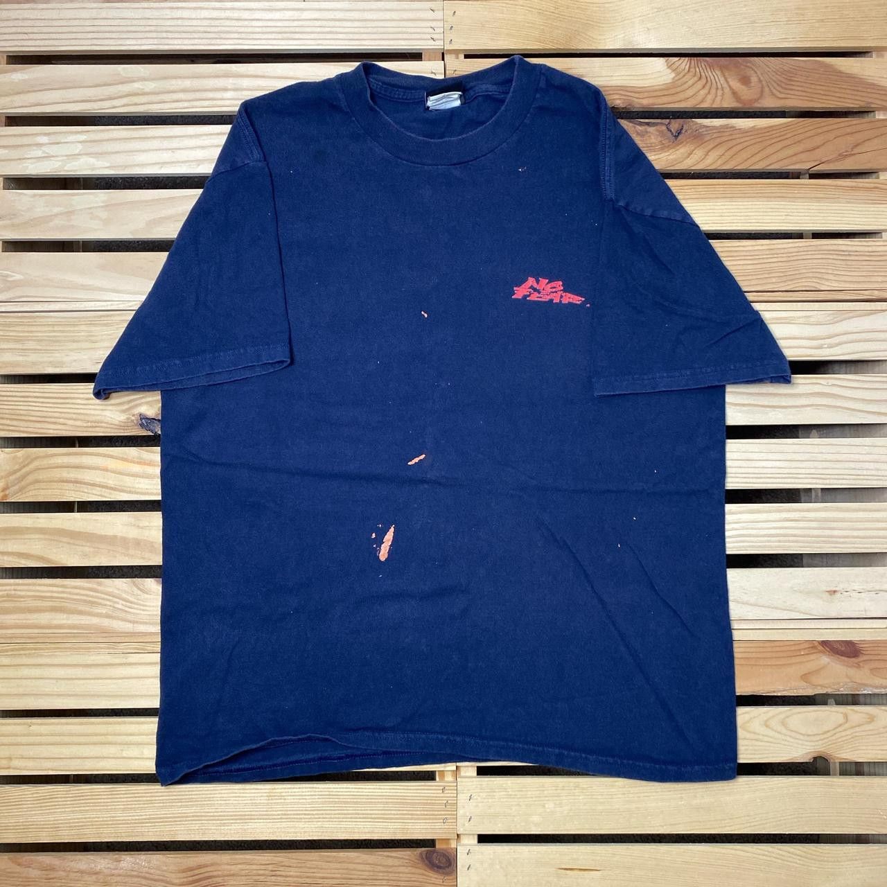 No Fear Vintage No Fear Navy Blue Streetwear Tee Size Large Size US L / EU 52-54 / 3 - 1 Thumbnail