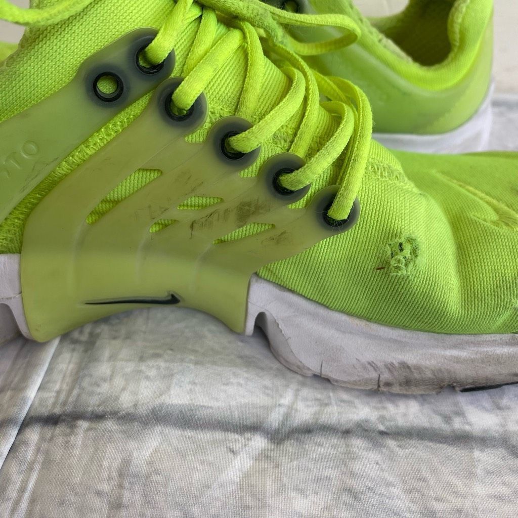 Nike Nike Air Presto men 7 tie up low top athletic shoes neon yellow/green Size US 7 / EU 40 - 5 Thumbnail