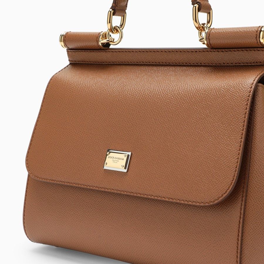 Dolce & Gabbana o1d2blof0824 Size : OS / Medium Handbag in Camel Size ONE SIZE - 5 Thumbnail