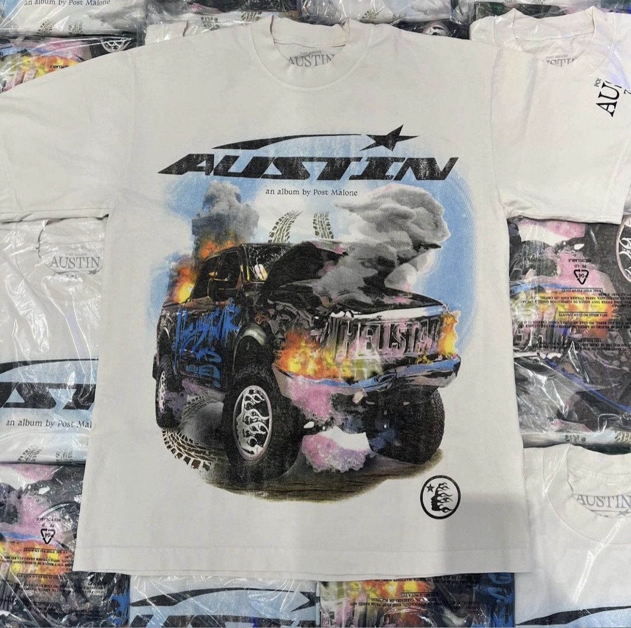 HELLSTAR × Rap Tees HELLSTAR X POST MALONE TEE | Grailed